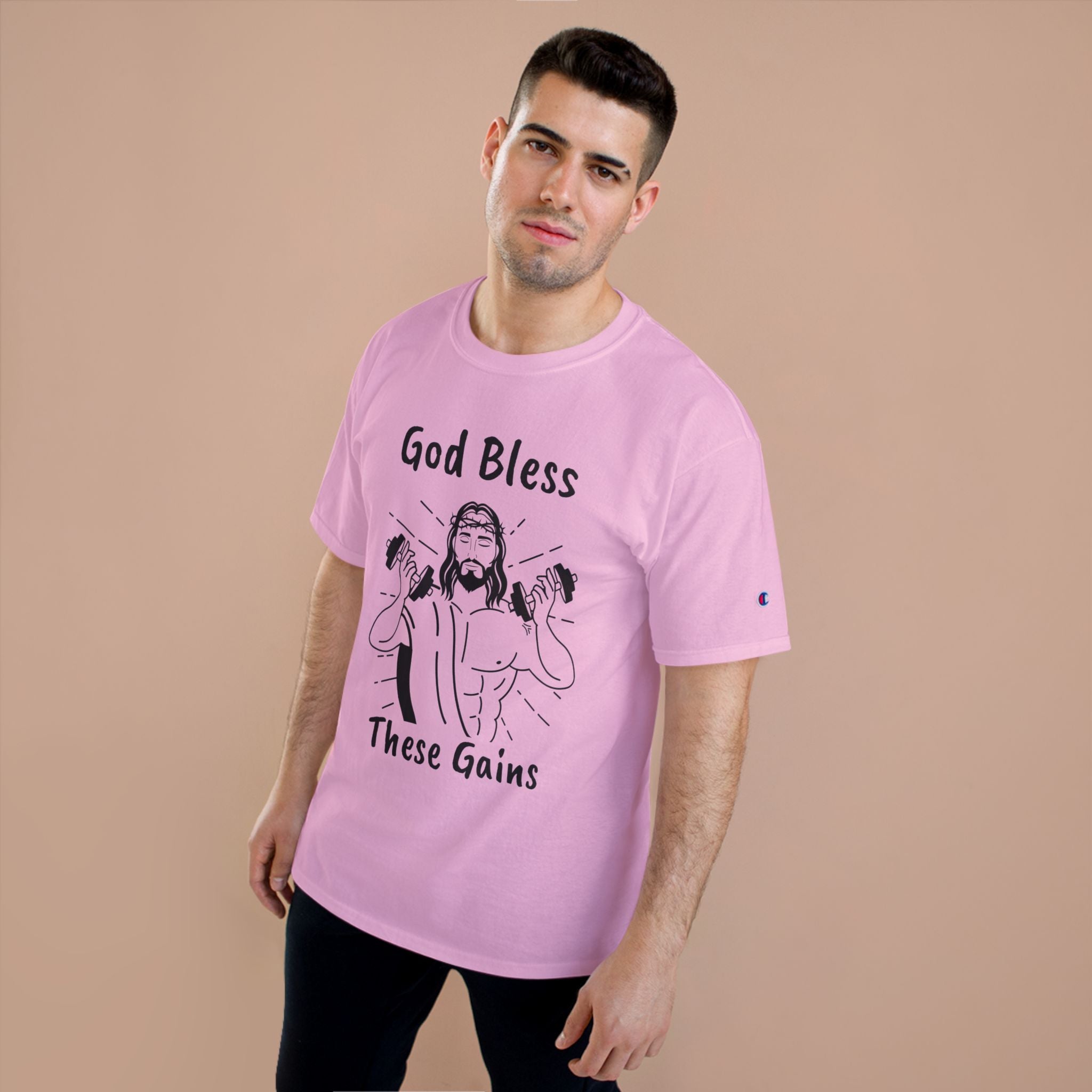 God Bless These Gains Champion T-Shirt