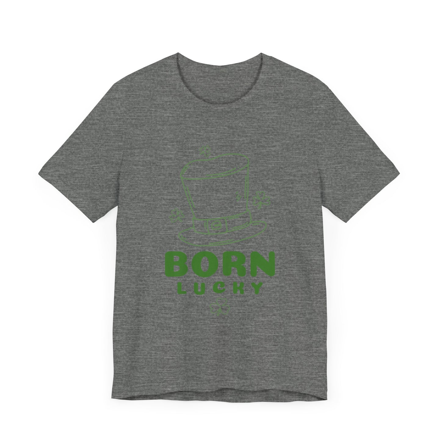 Born Lucky Tee - Perfect for St. Patrick's Day Celebrations