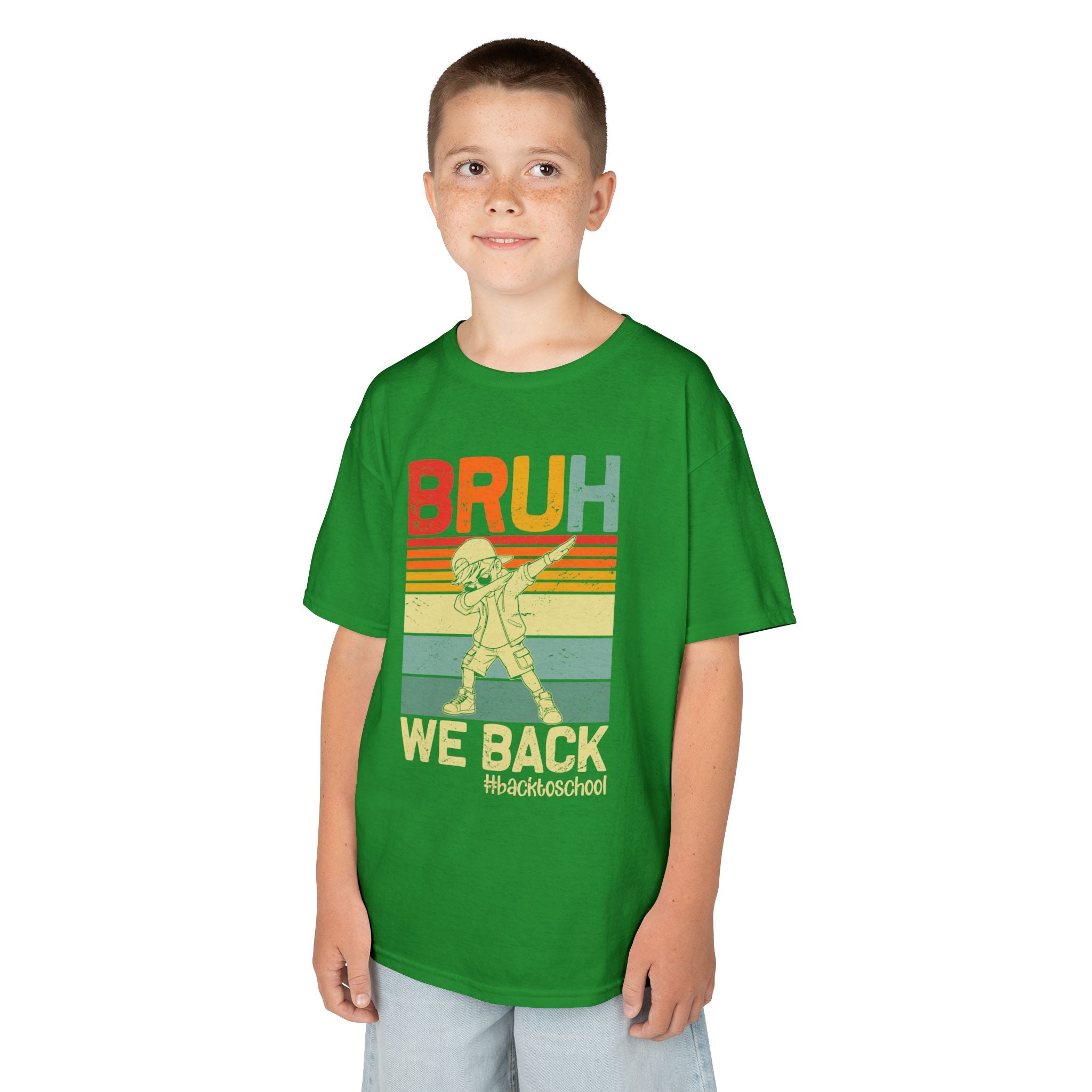 Kids Graphic Tee - Bruh We Back #BacktoSchool T-Shirt