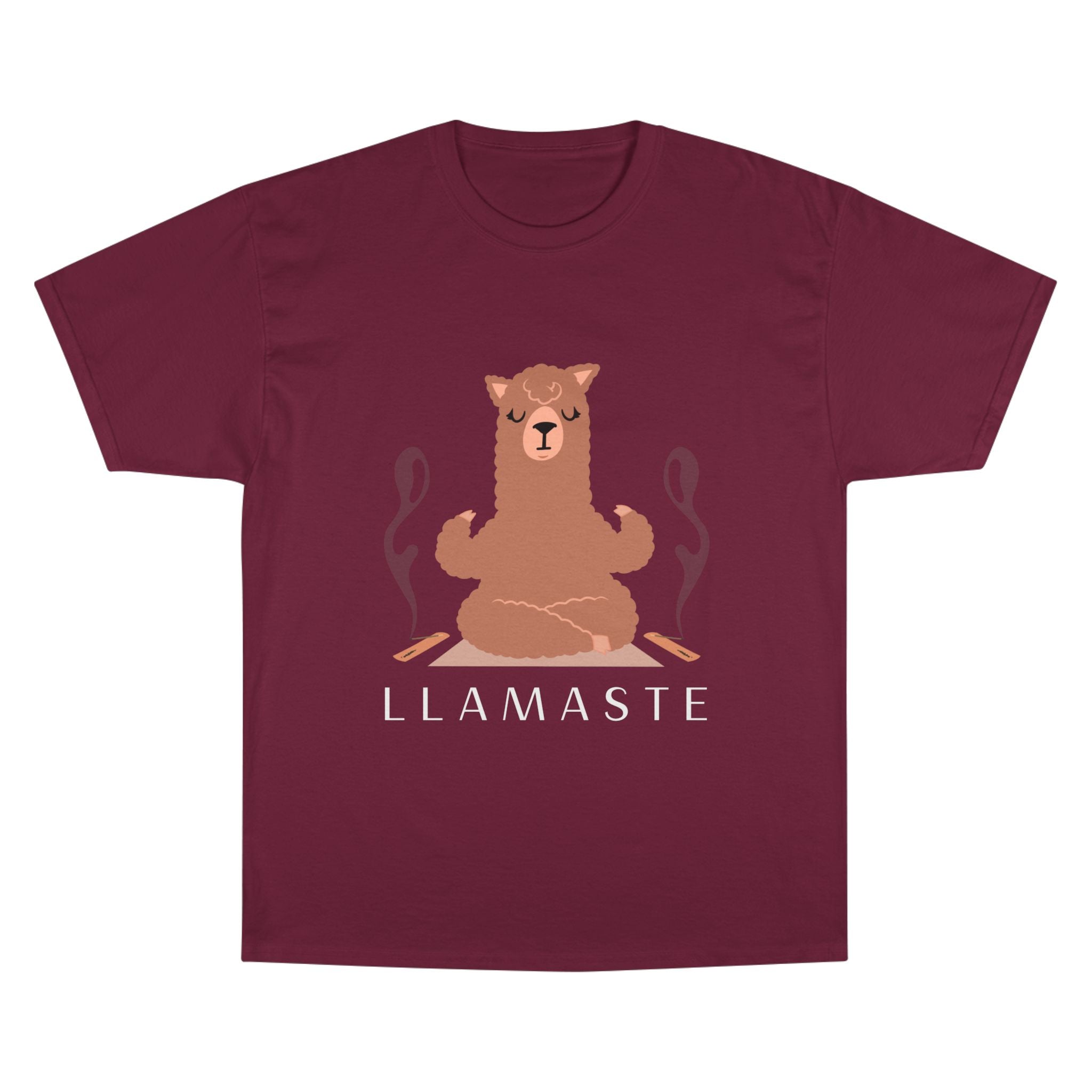 Llamaste Champion T-Shirt, Funny Yoga Tee,