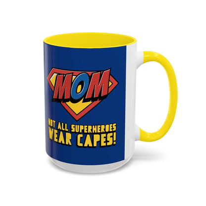 Super Mom Coffee Mug - Perfect for Mother’s Day, Birthday Gifts, Humor Mug, Coffee Lover’s Gift, Fun Mug for Moms