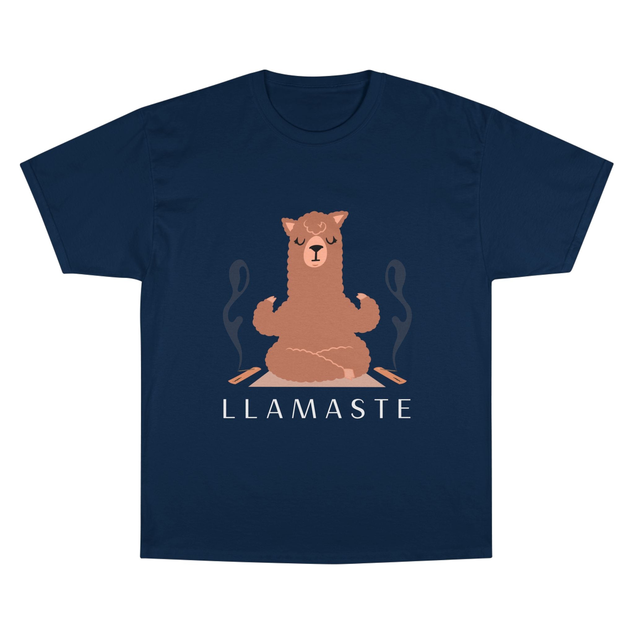 Llamaste Champion T-Shirt, Funny Yoga Tee,