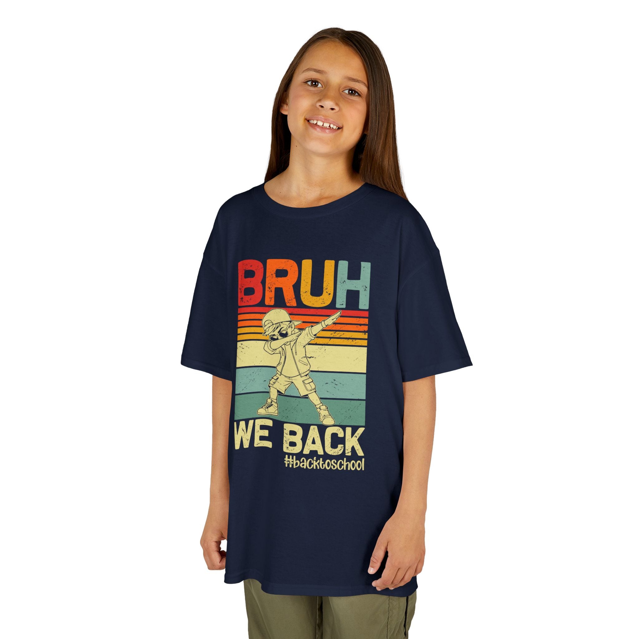 Kids Graphic Tee - Bruh We Back #BacktoSchool T-Shirt