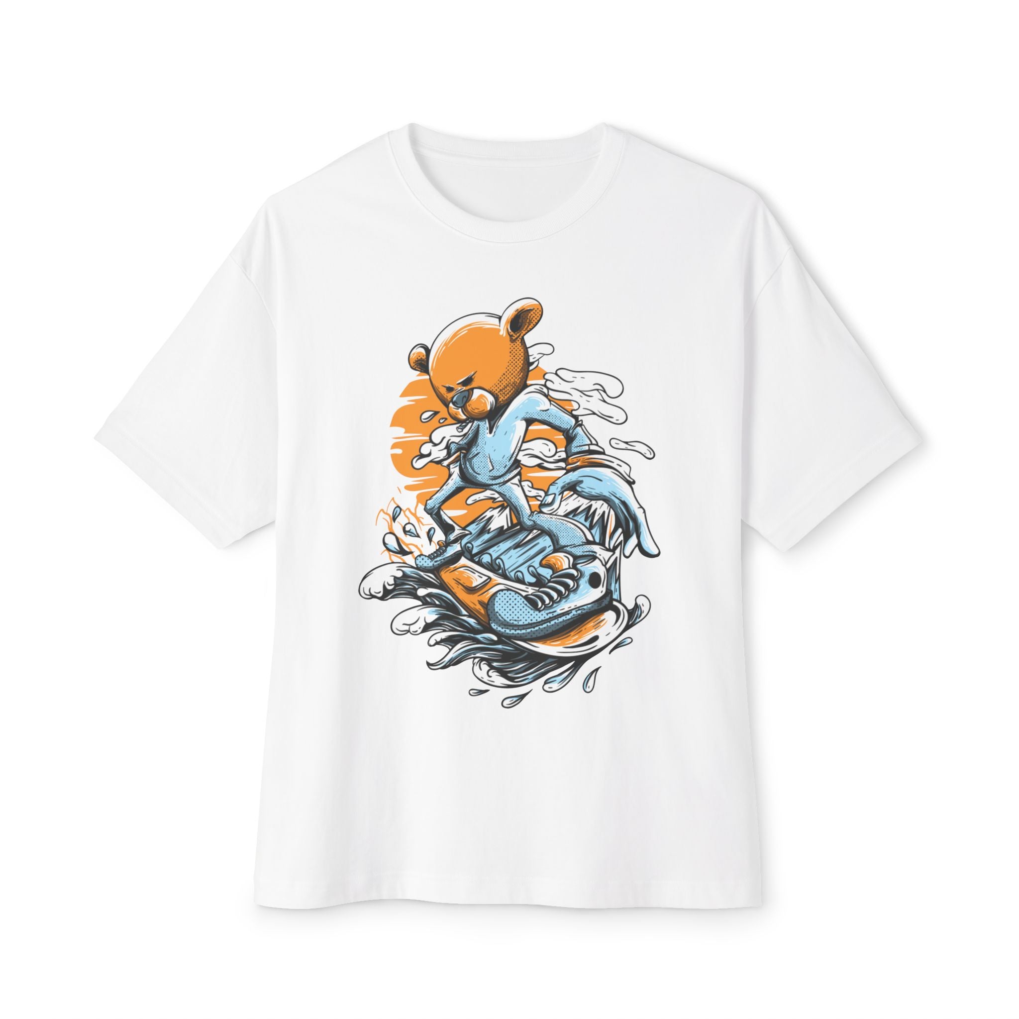 Skating Graphic Oversized Tee