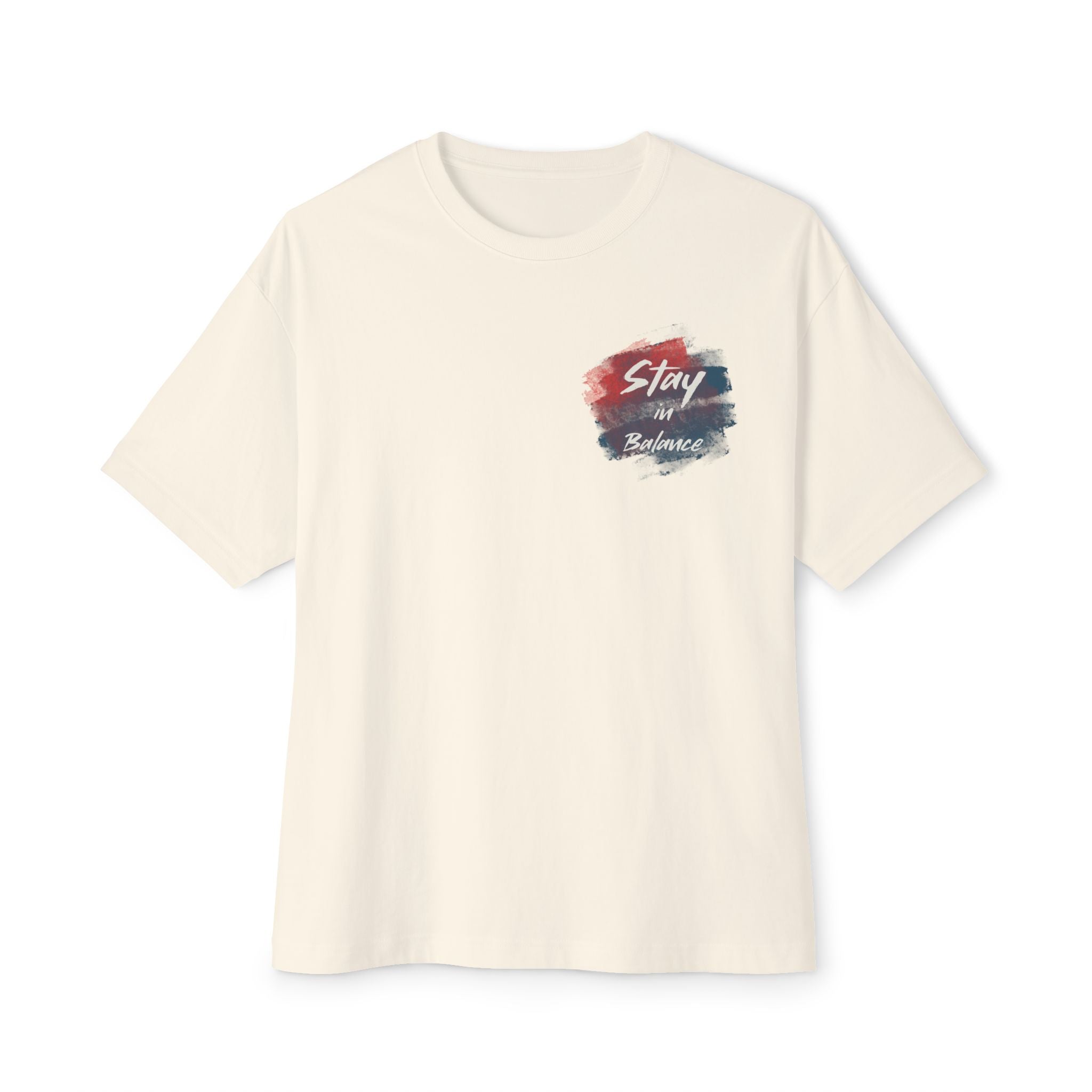 Stay in Balance, Zen design Graphic Oversized T-Shirt