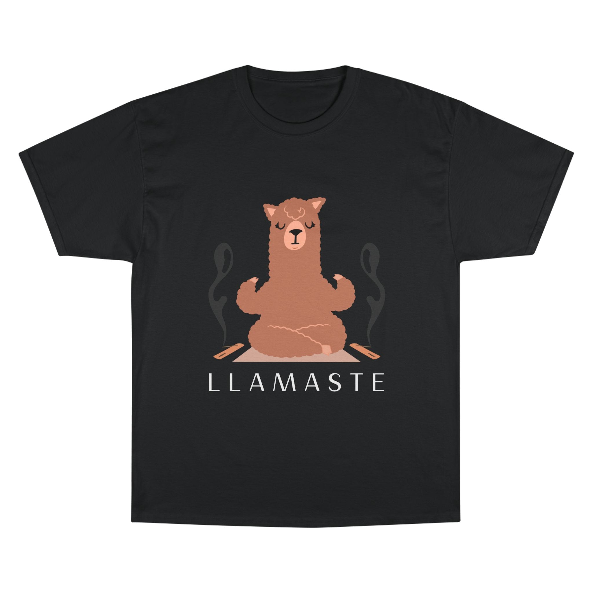 Llamaste Champion T-Shirt, Funny Yoga Tee,