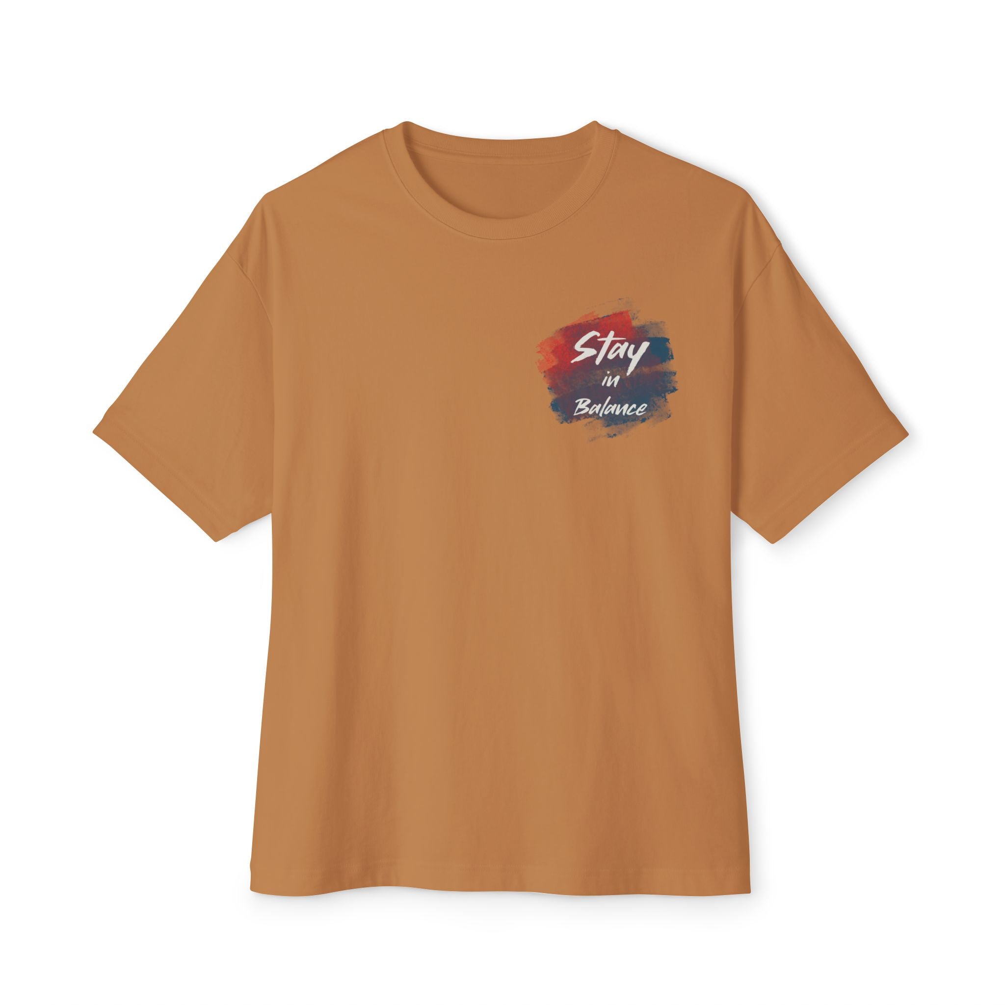 Stay in Balance, Zen design Graphic Oversized T-Shirt