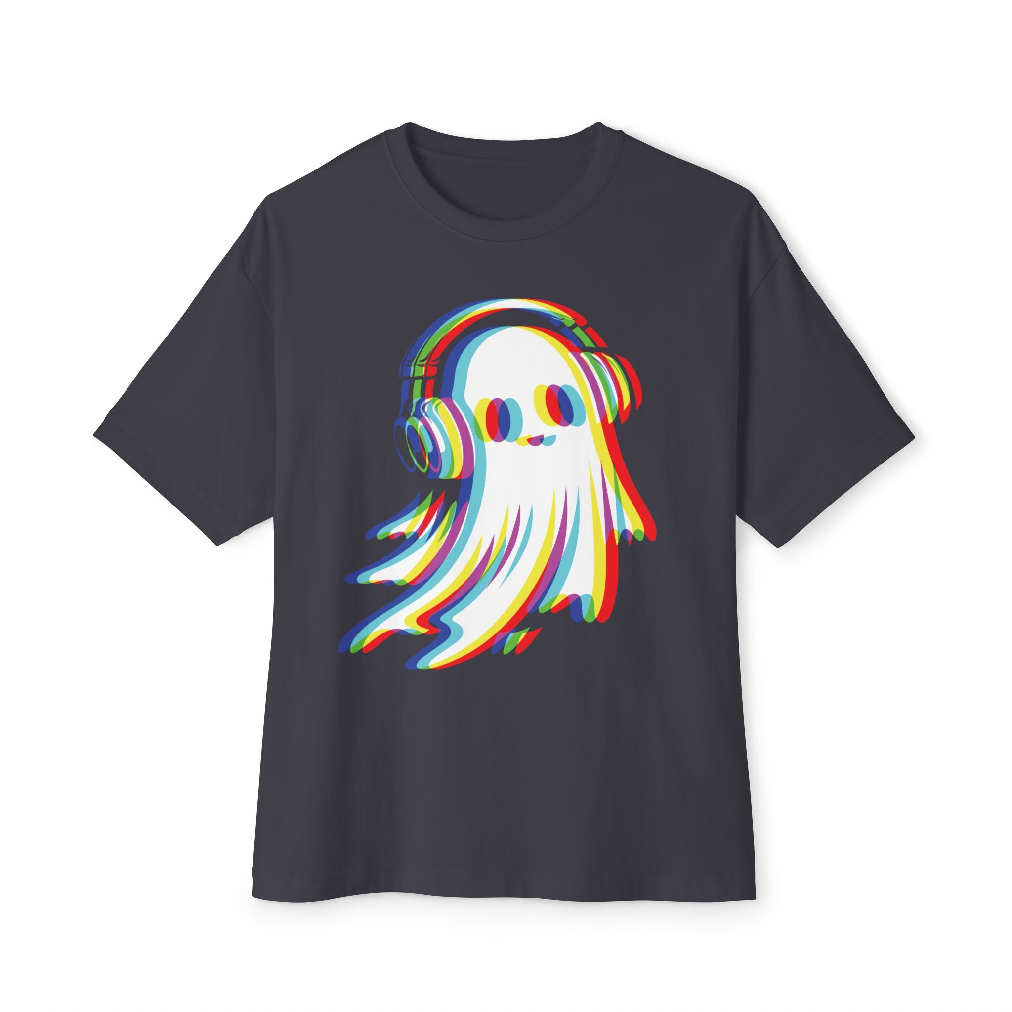 Ghost Trippy Edm Oversized Tee
