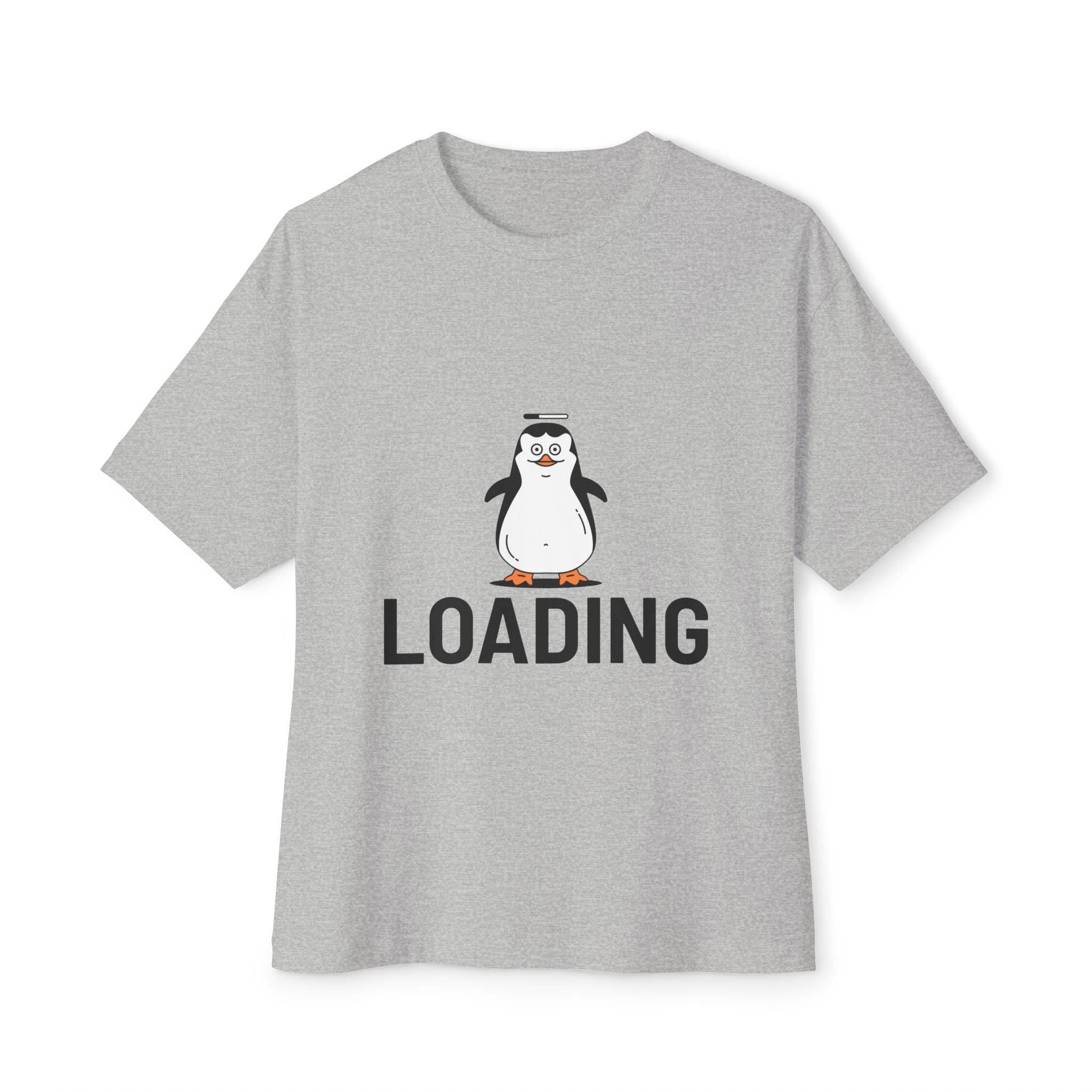 Loading  cute Penguin graphic, Unisex  Oversized Tee