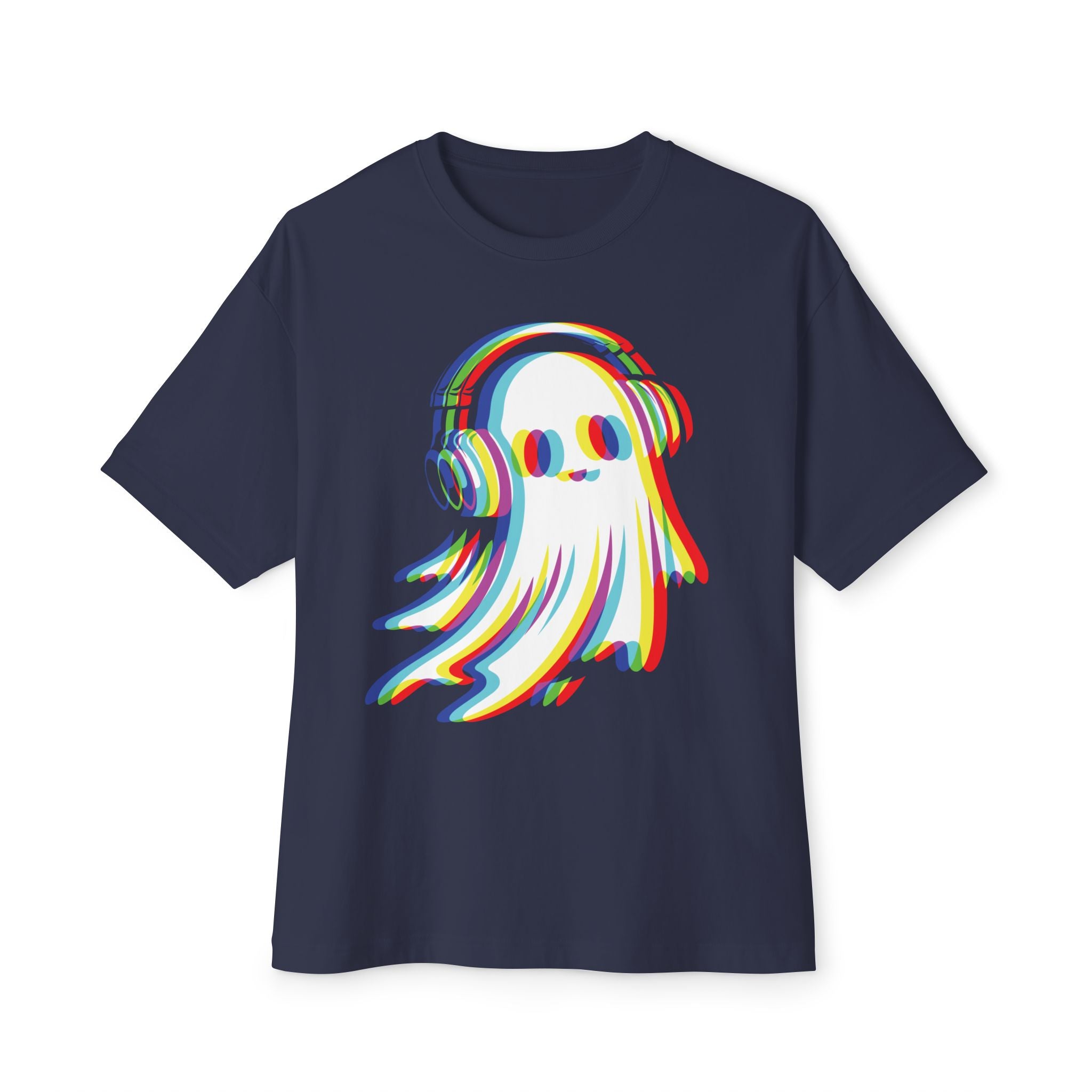 Ghost Trippy Edm Oversized Tee