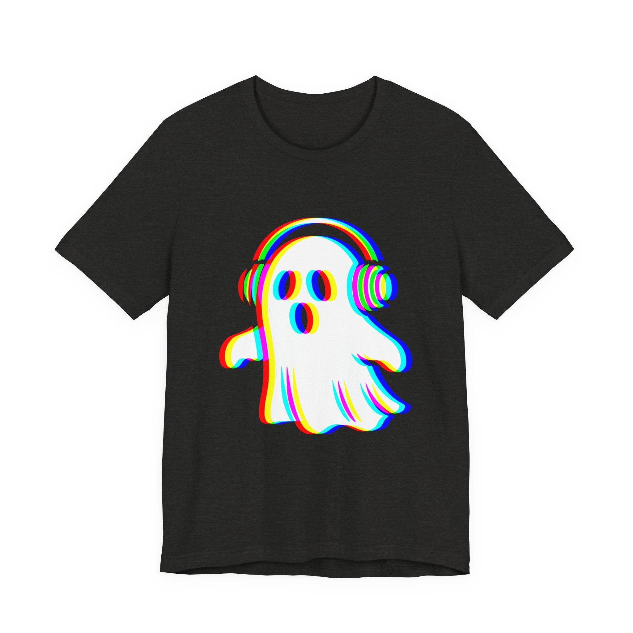 Ghostly Beats Unisex Tee, Fun Graphic T-Shirt