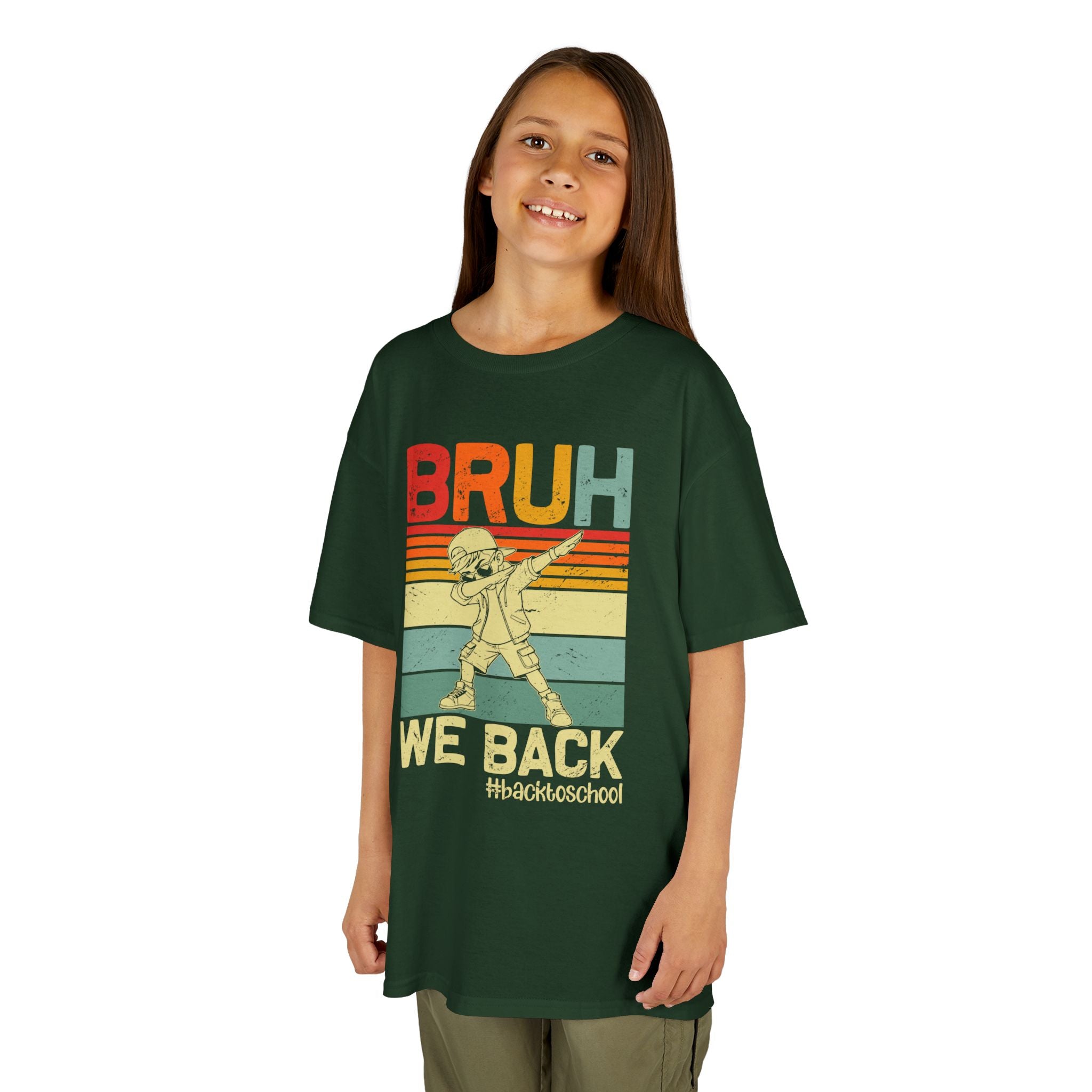Kids Graphic Tee - Bruh We Back #BacktoSchool T-Shirt
