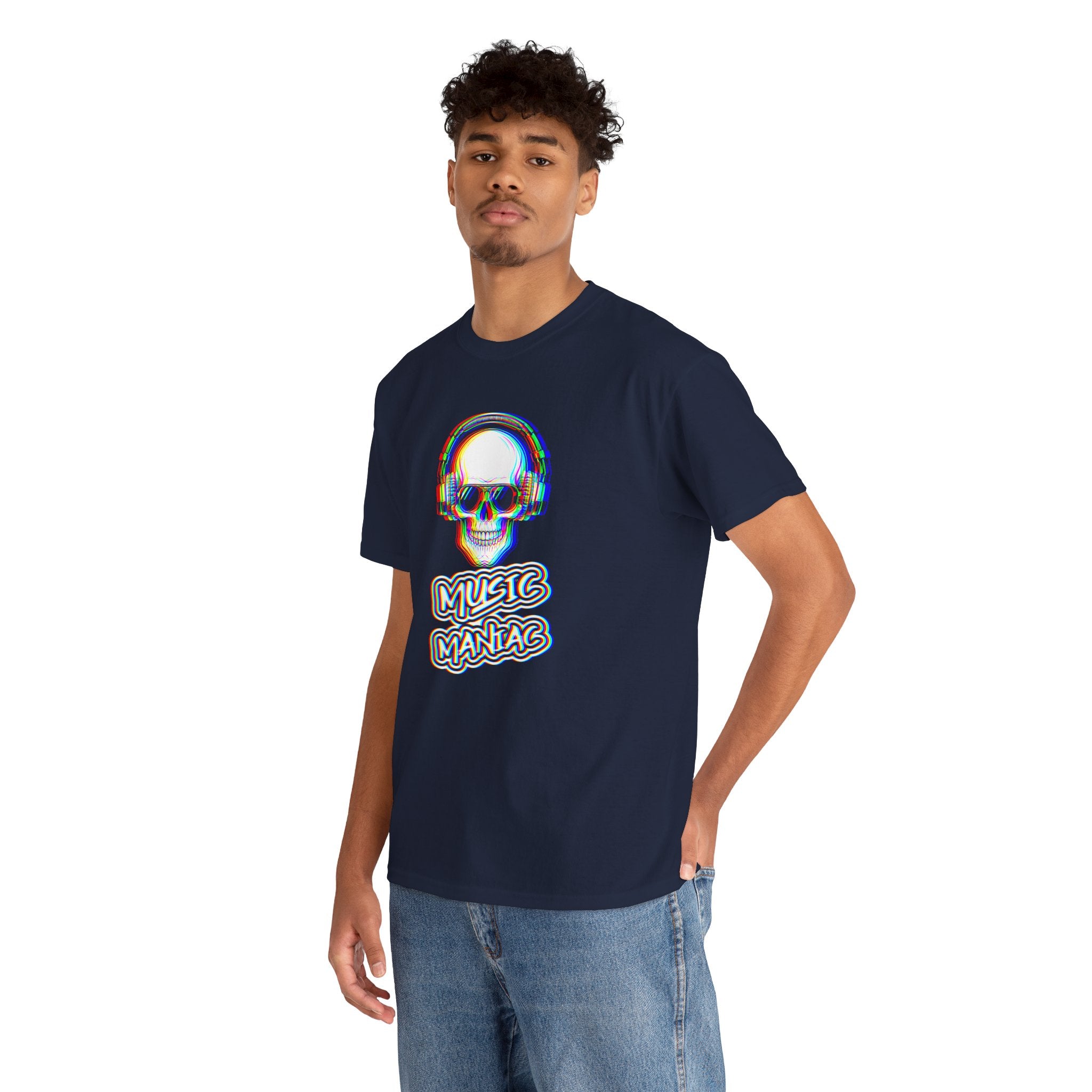 Music Maniac Skull Tee