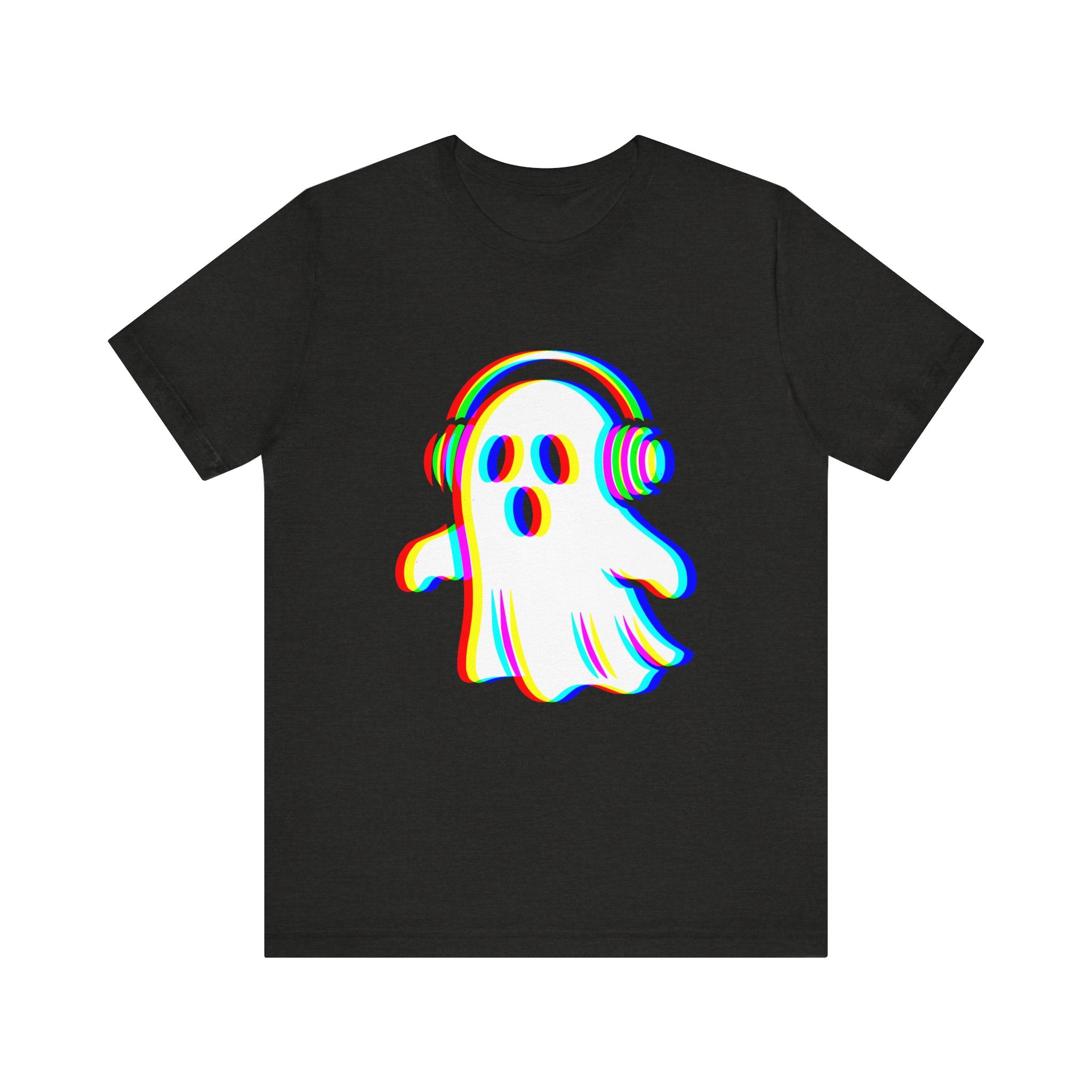 Ghostly Beats Unisex Tee, Fun Graphic T-Shirt