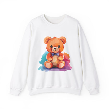 Cute bear printed Unisex Heavy Blend™ Crewneck Sweatshirt