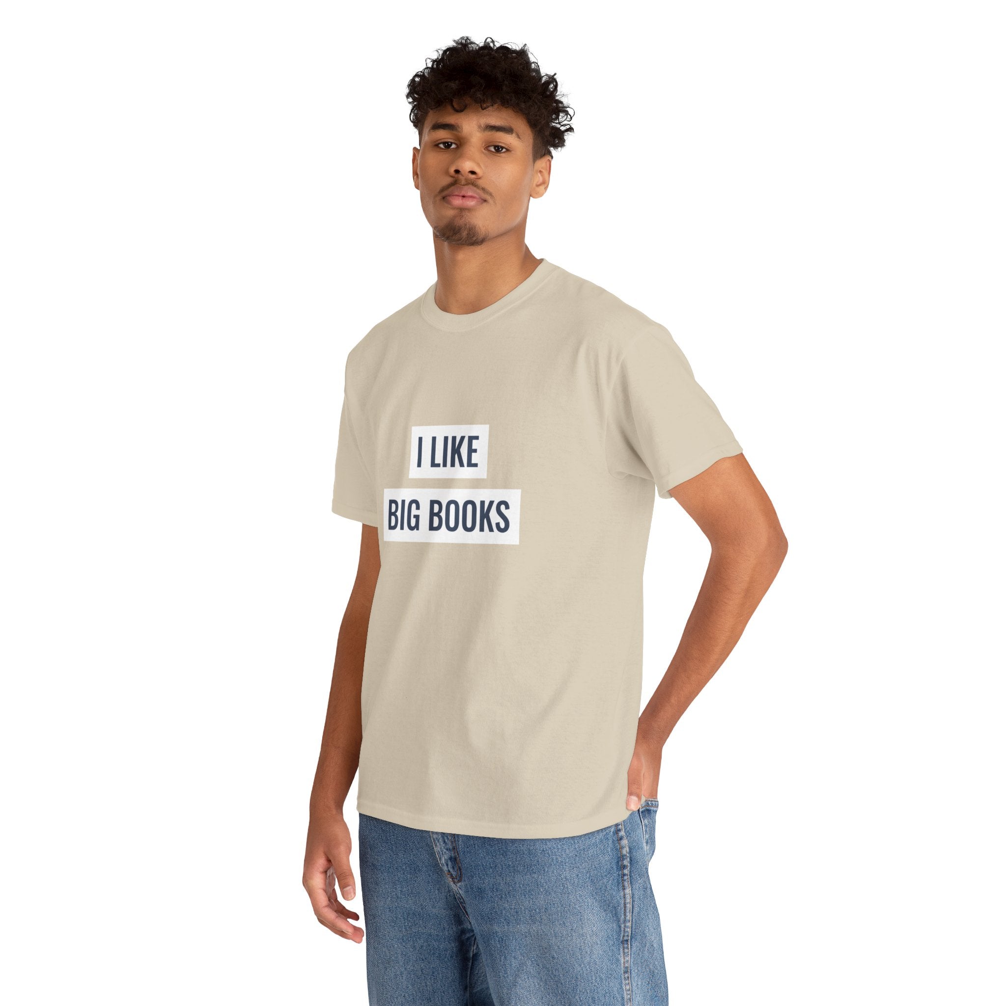 I Like Big Books T-shirt, Casual Graphic Tee