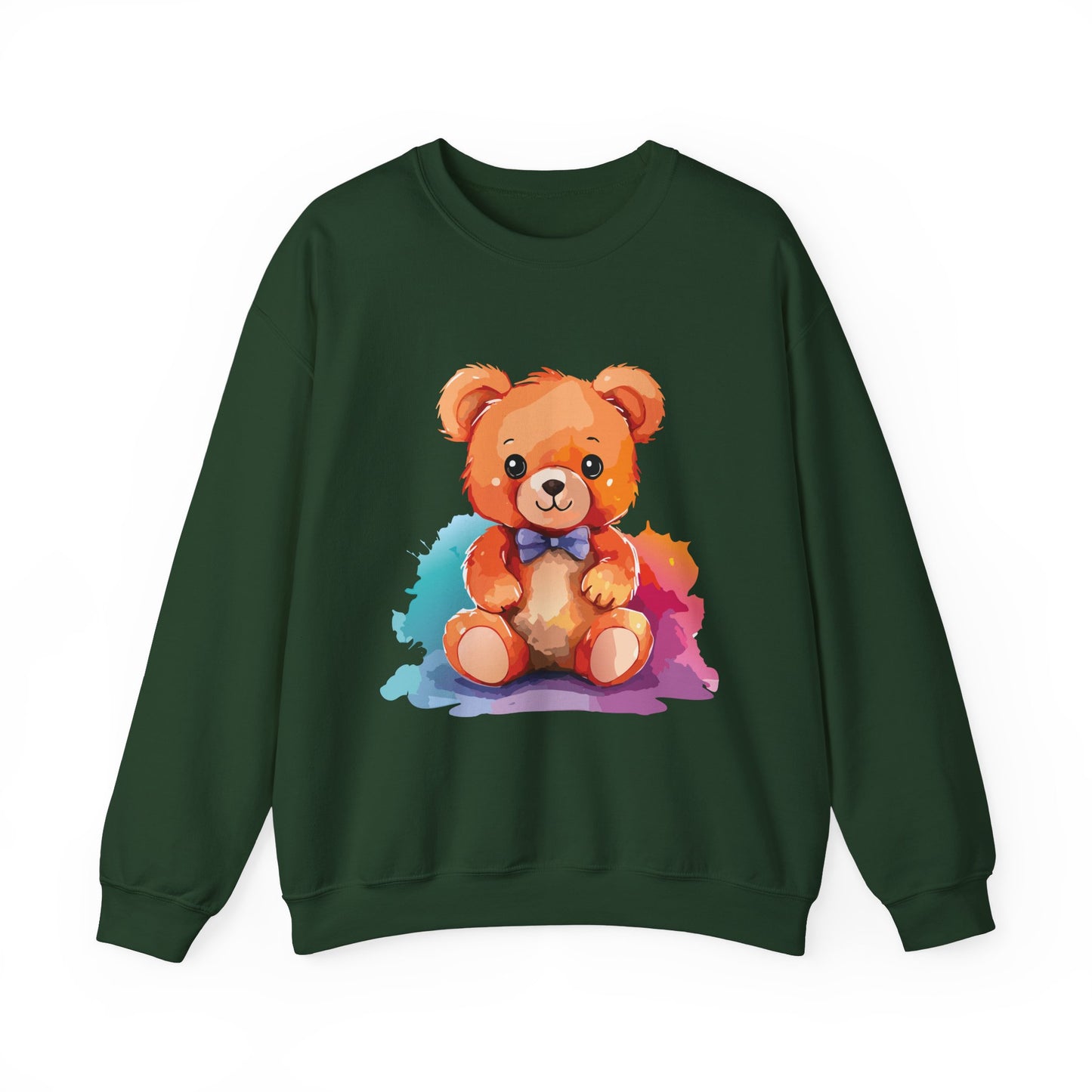 Cute bear printed Unisex Heavy Blend™ Crewneck Sweatshirt