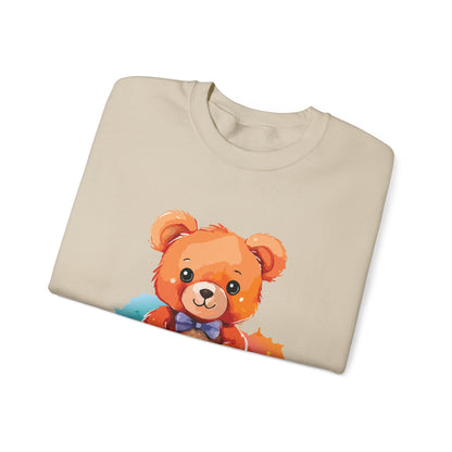Cute bear printed Unisex Heavy Blend™ Crewneck Sweatshirt