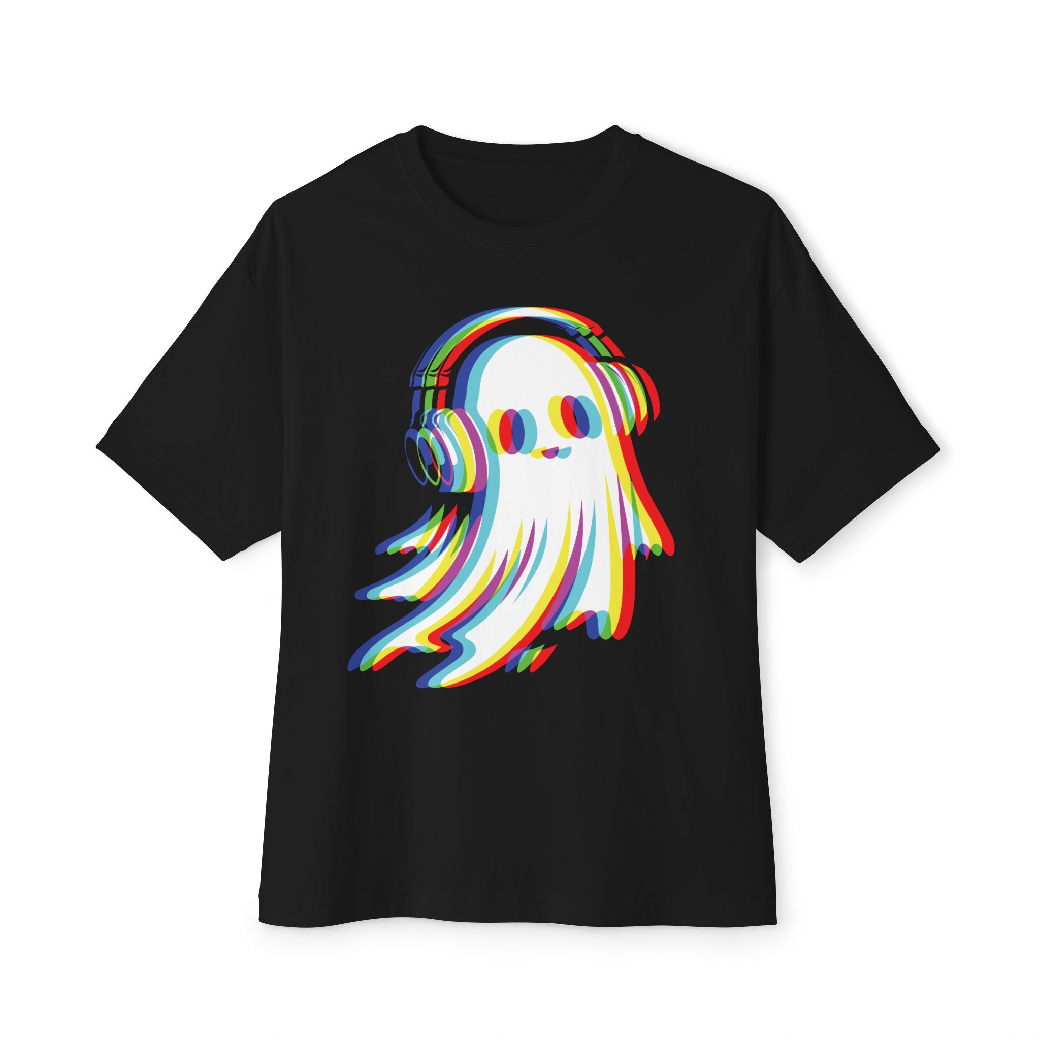 Ghost Trippy Edm Oversized Tee