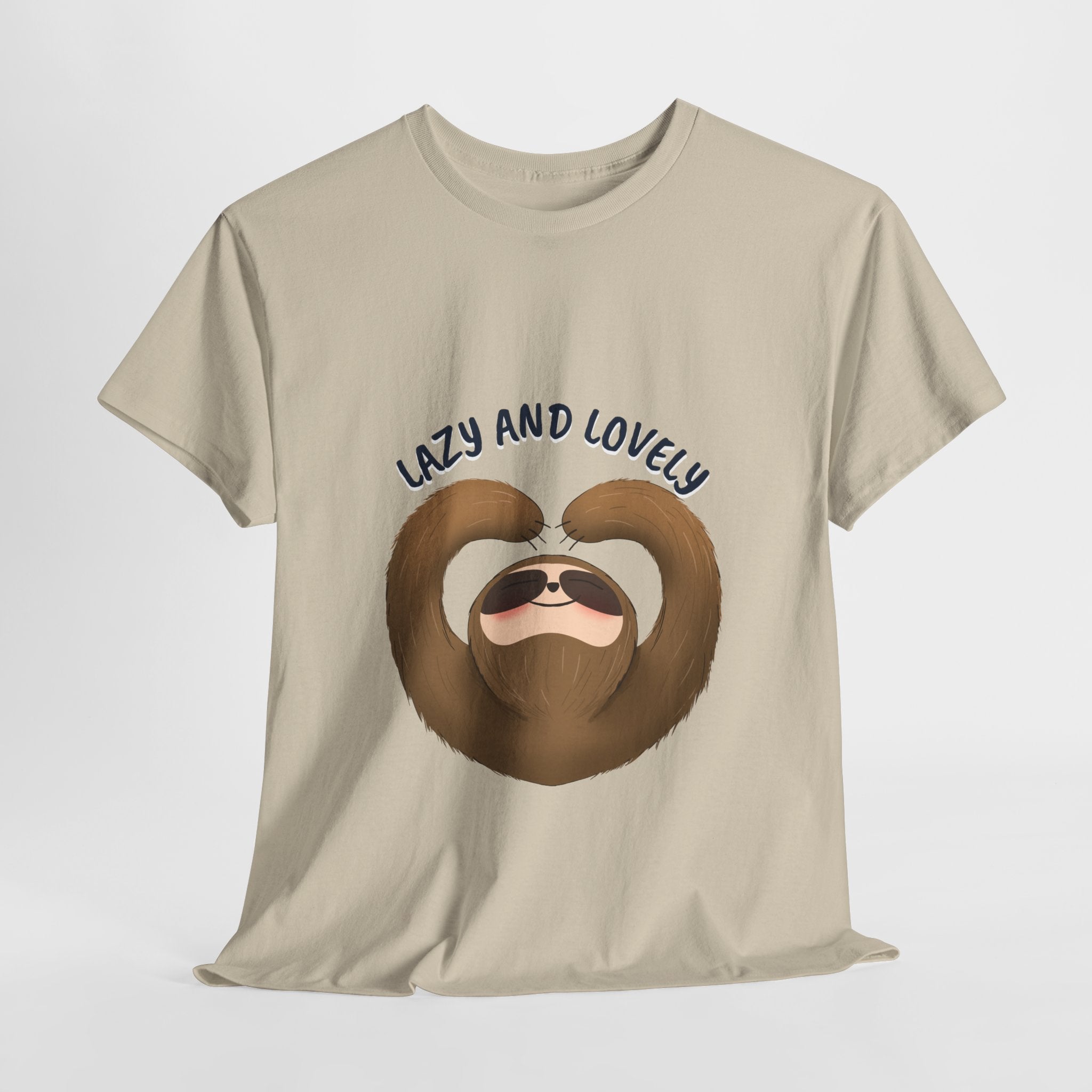 Lazy and Lovely Funny T-Shirt, Lazy Days Unisex Heavy Cotton Tee