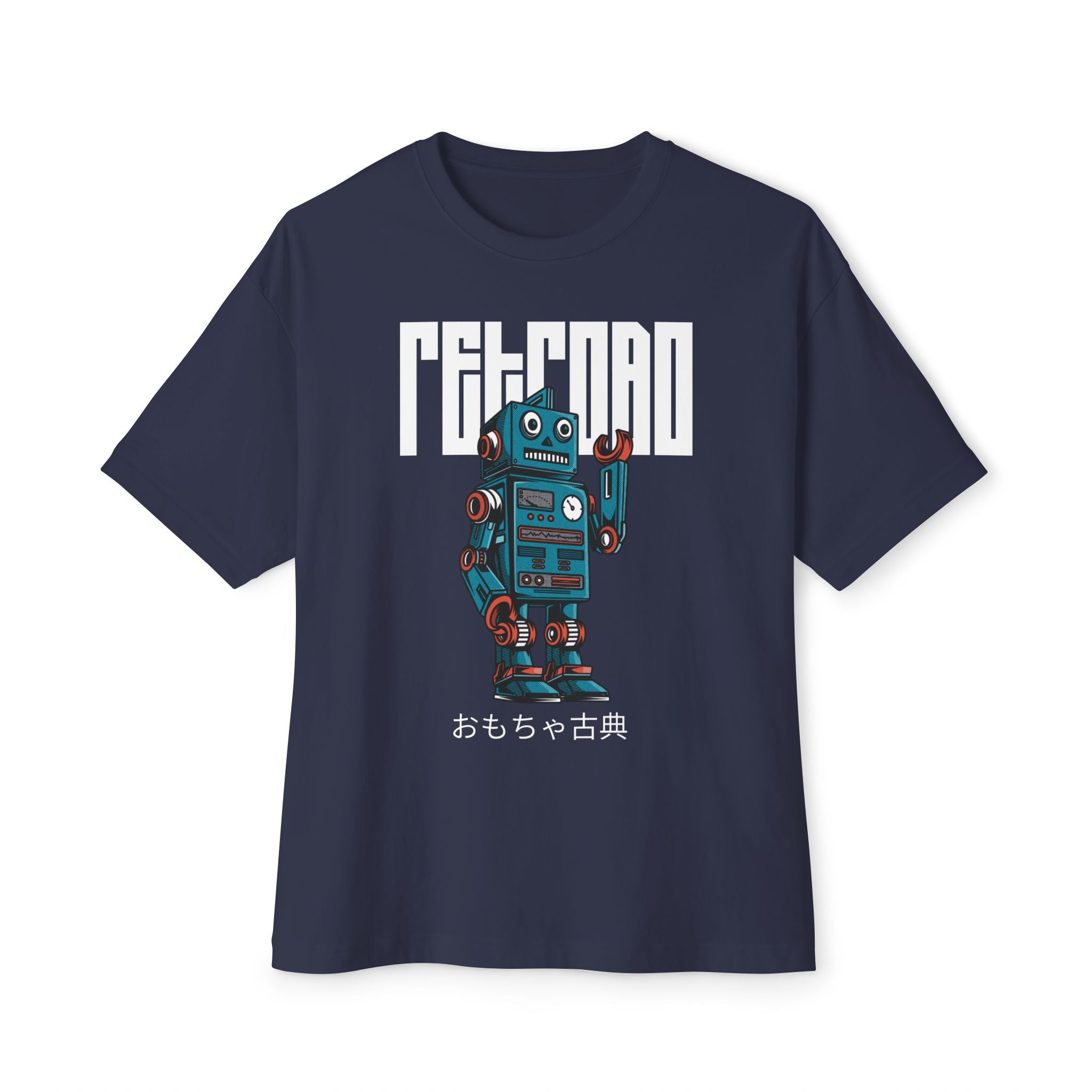 Retro ROBO Graphic Oversized Tee