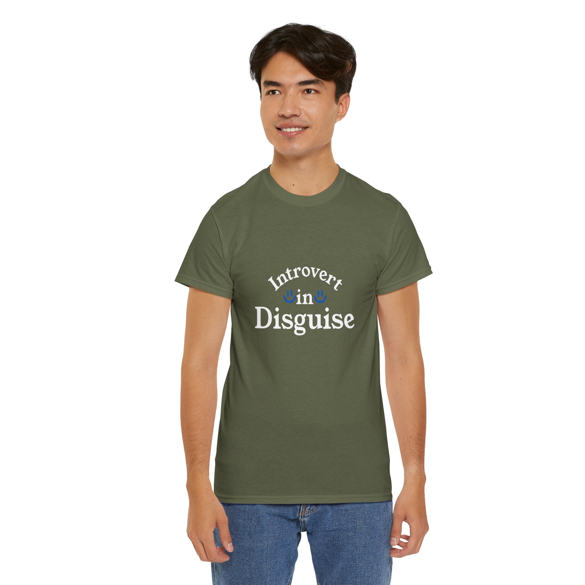 Introvert in Disguise Unisex Tee, Funny  Introverts T-Shirt