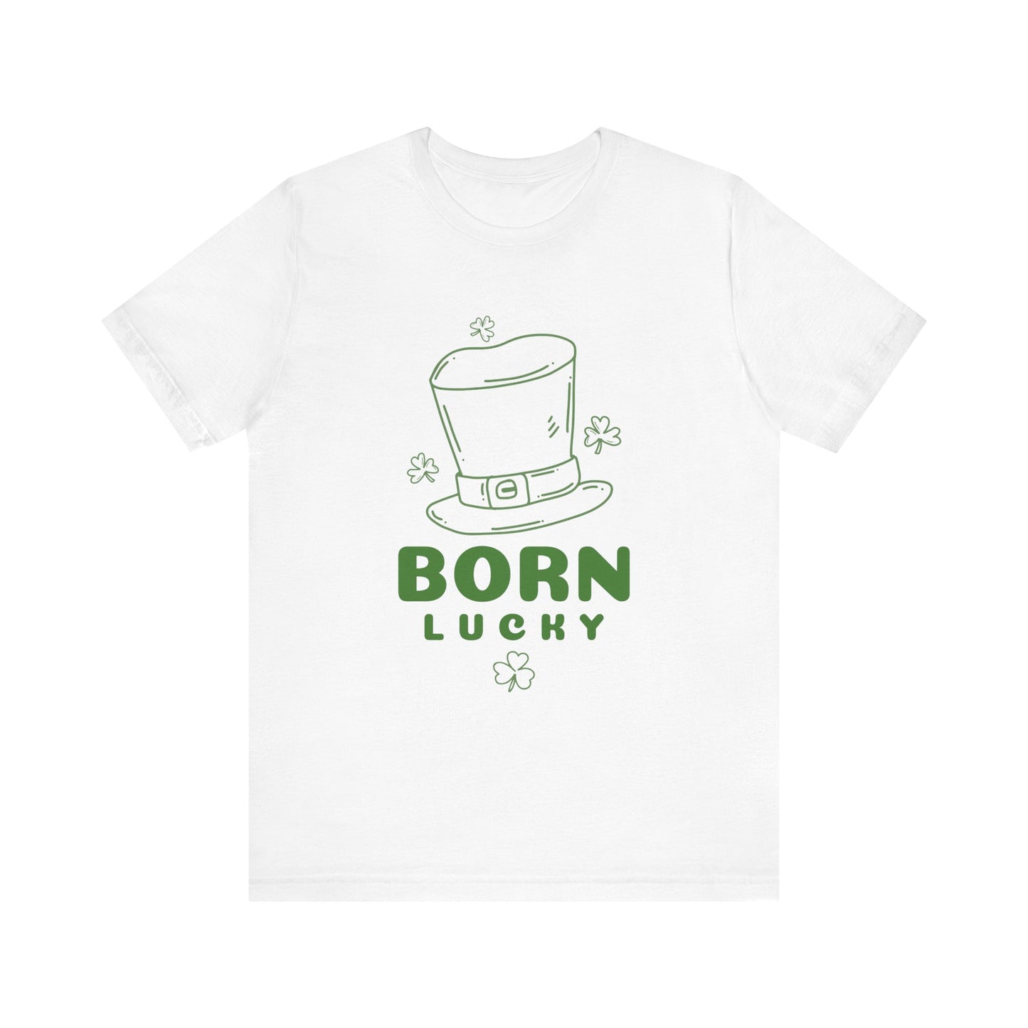 Born Lucky Tee - Perfect for St. Patrick's Day Celebrations