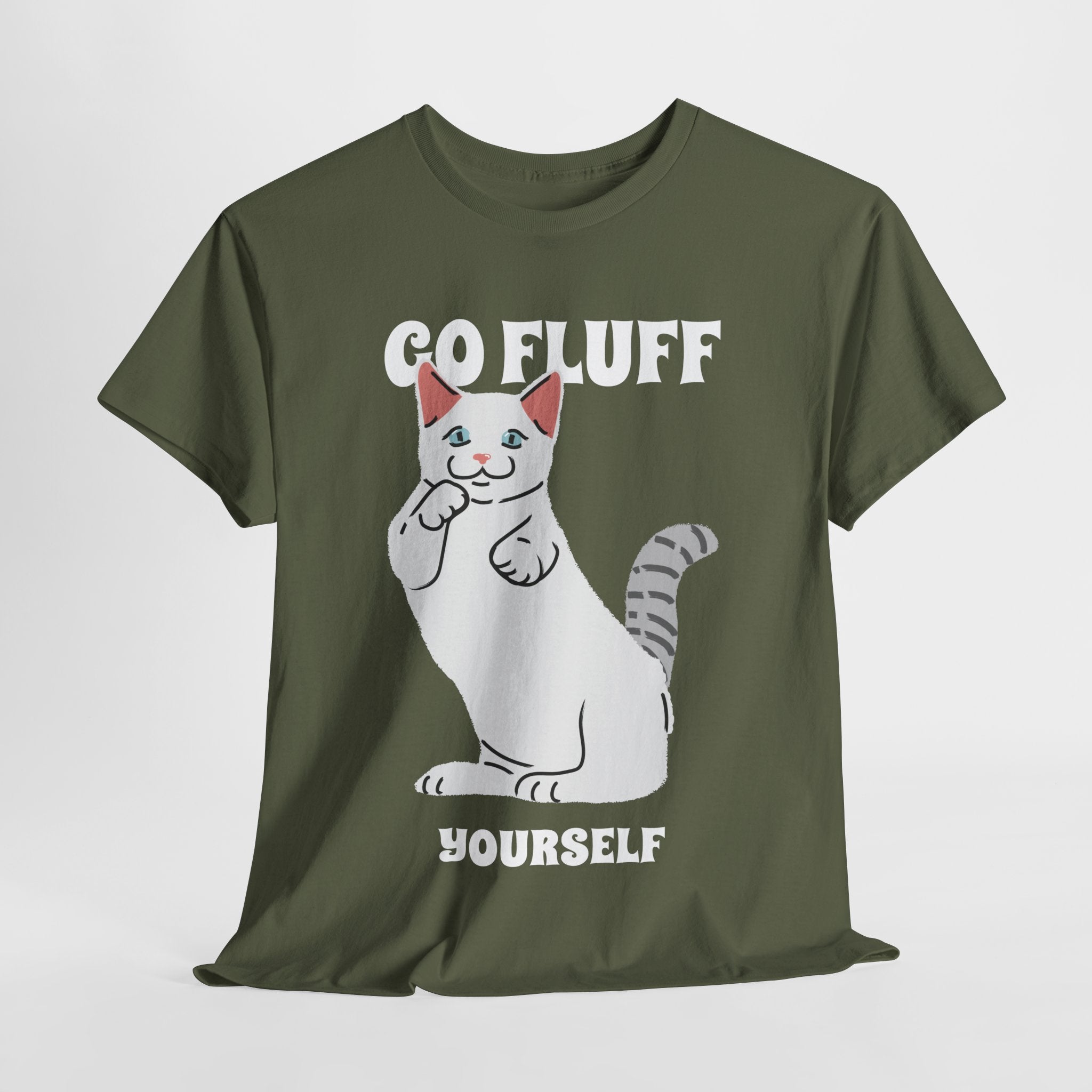 Go Fluff Yourself T-Shirt, Funny Cat Shirt