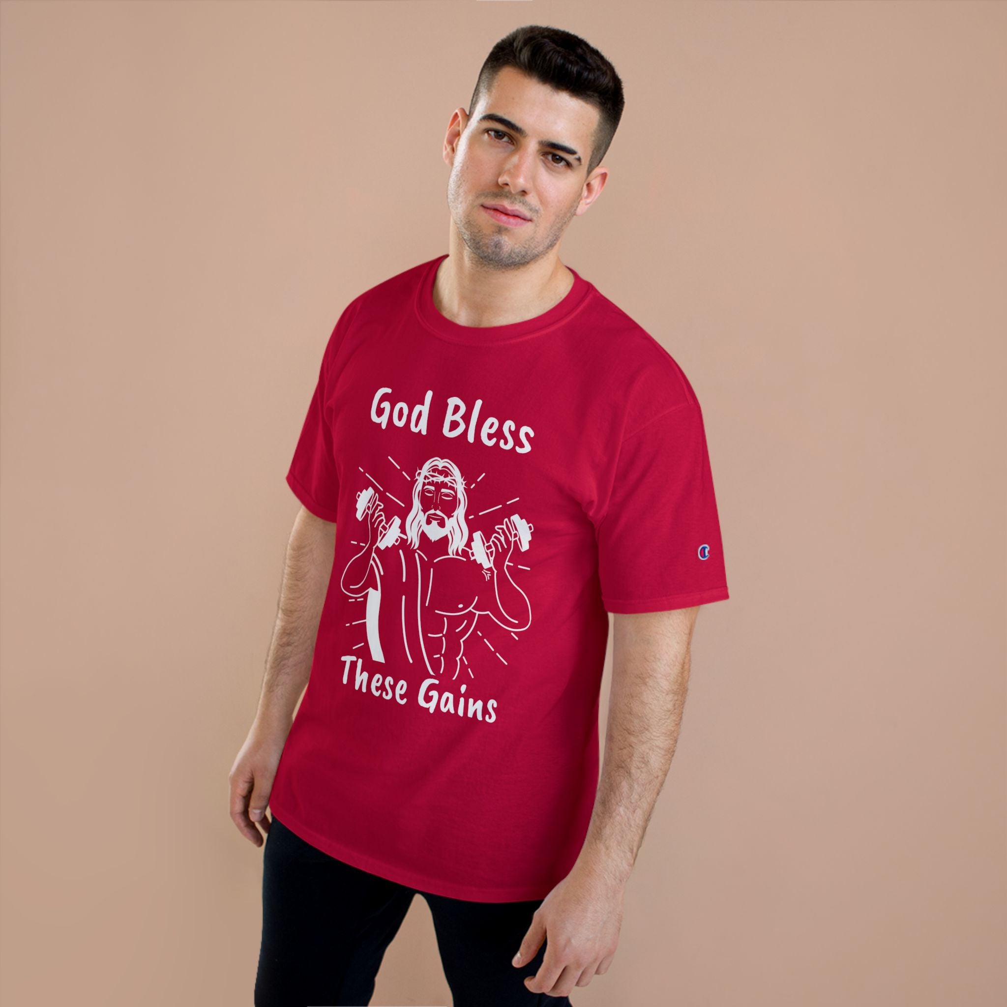 God Bless These Gains Champion T-Shirt
