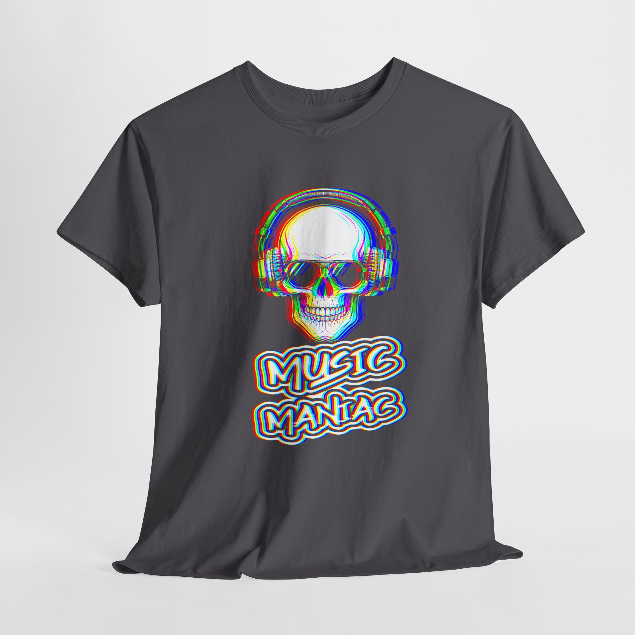 Music Maniac Skull Tee