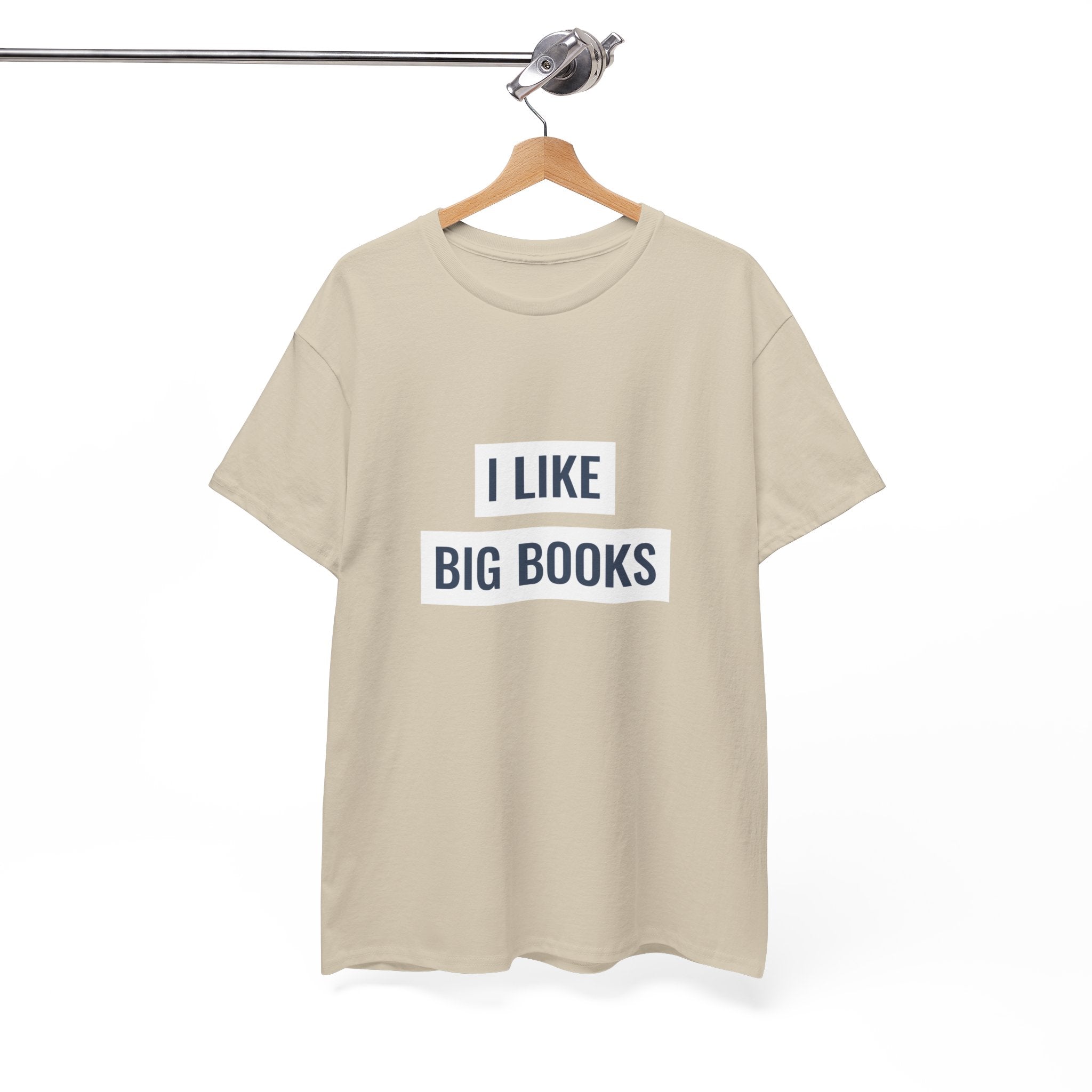I Like Big Books T-shirt, Casual Graphic Tee