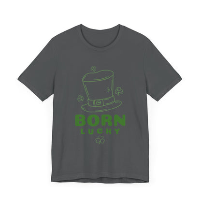 Born Lucky Tee - Perfect for St. Patrick's Day Celebrations