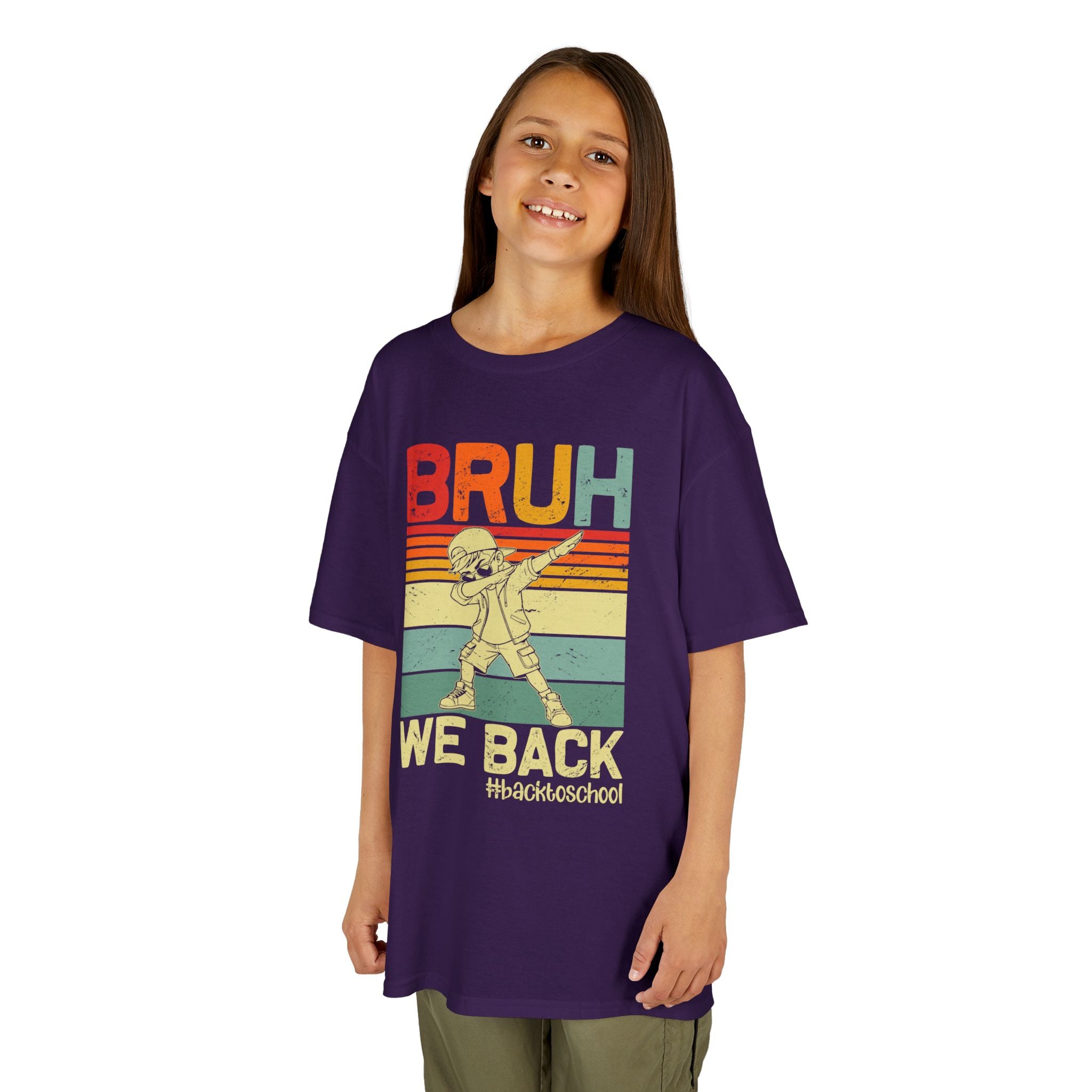 Kids Graphic Tee - Bruh We Back #BacktoSchool T-Shirt