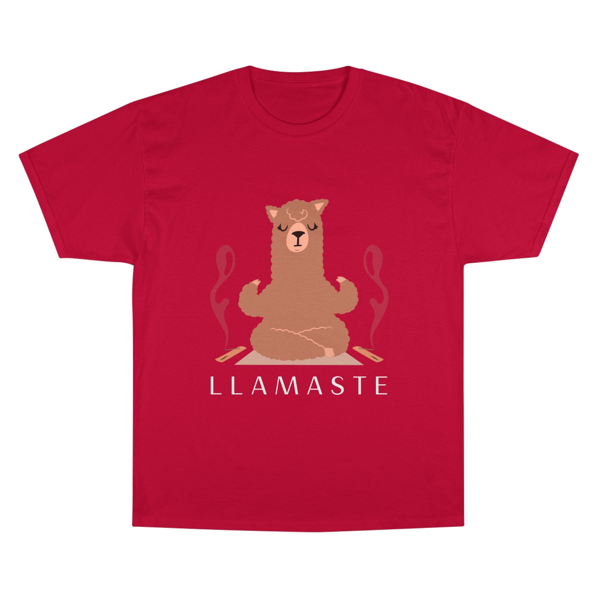 Llamaste Champion T-Shirt, Funny Yoga Tee,