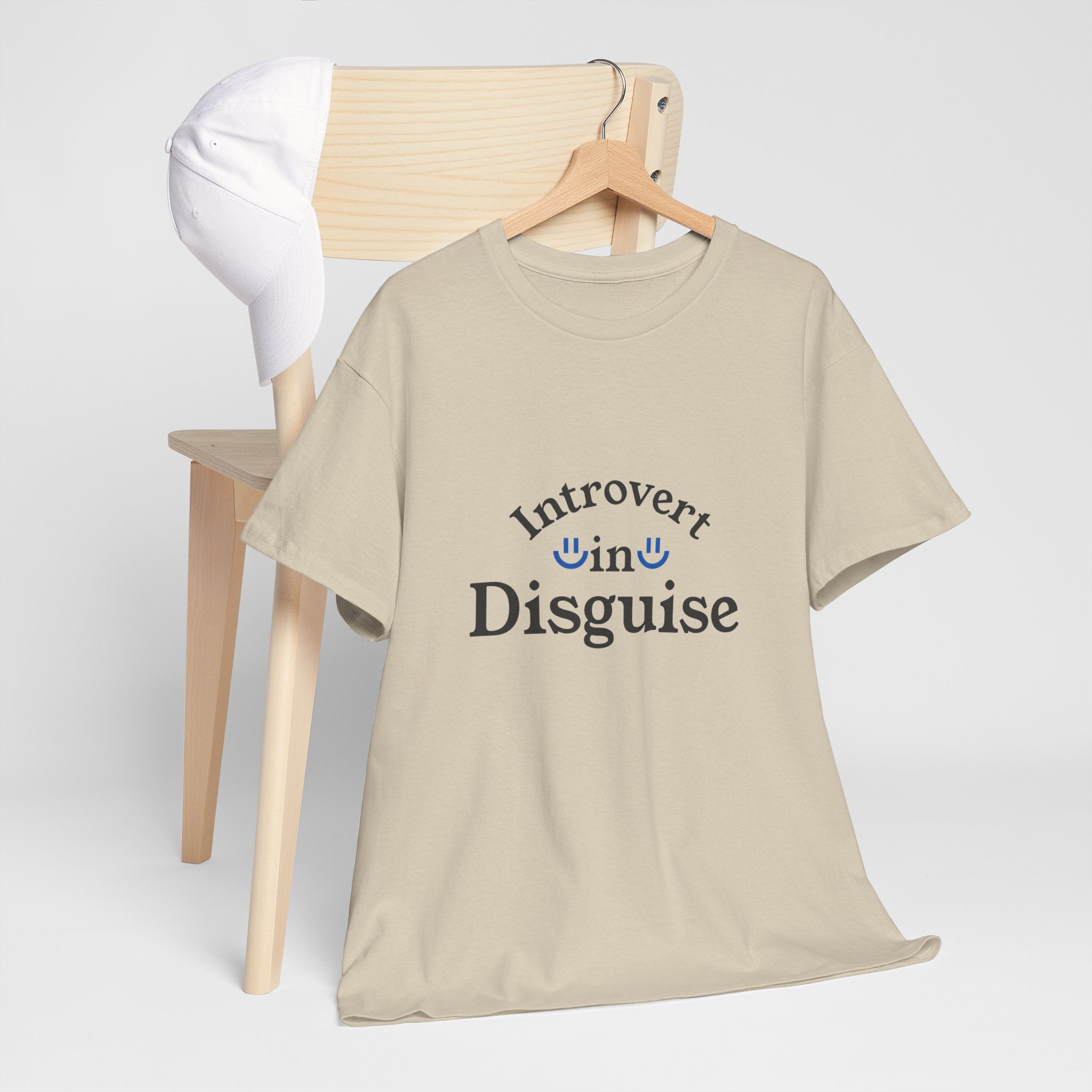 Introvert in Disguise Unisex Tee, Funny  Introverts T-Shirt