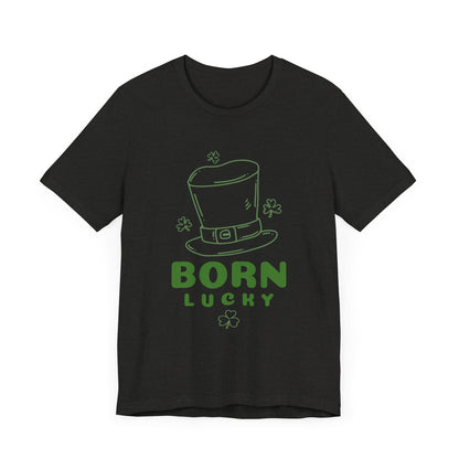 Born Lucky Tee - Perfect for St. Patrick's Day Celebrations