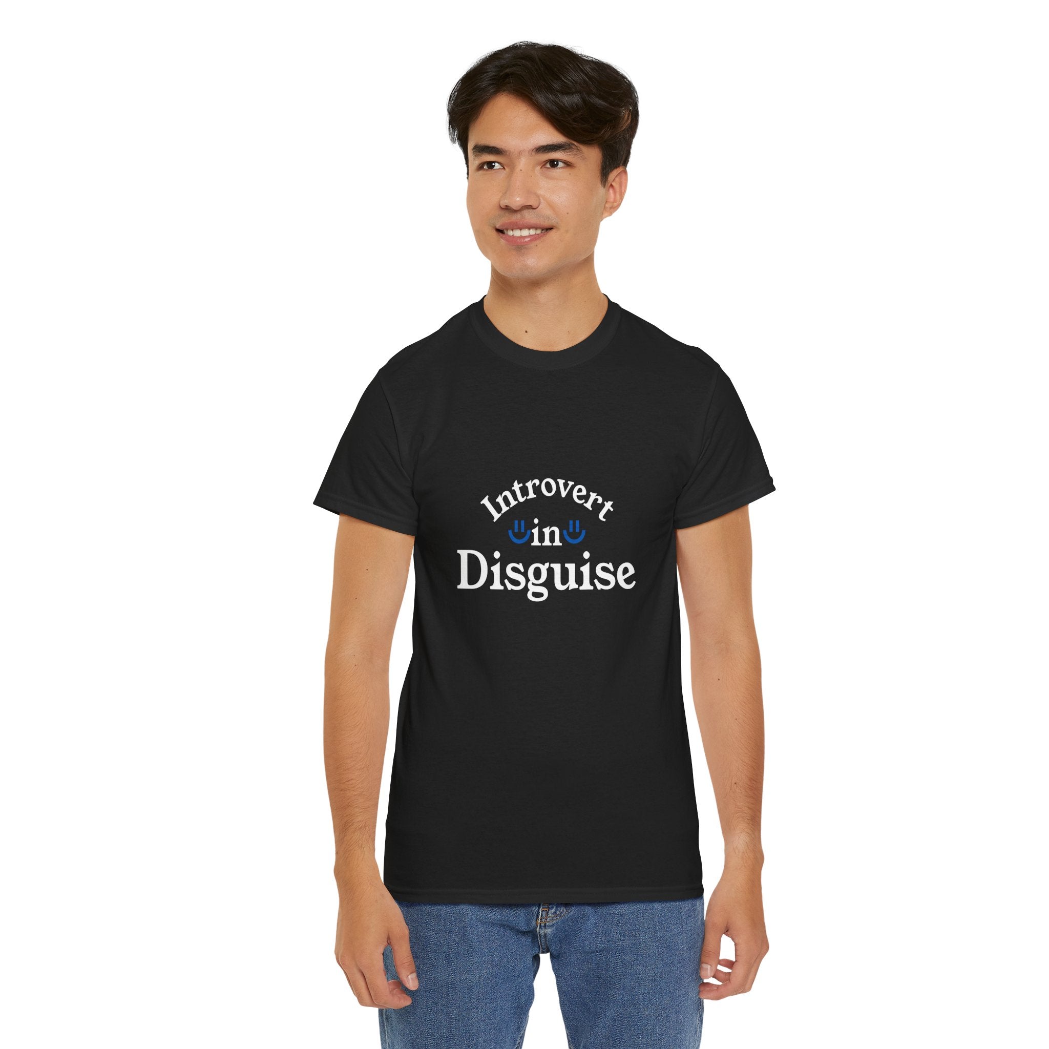 Introvert in Disguise Unisex Tee, Funny  Introverts T-Shirt