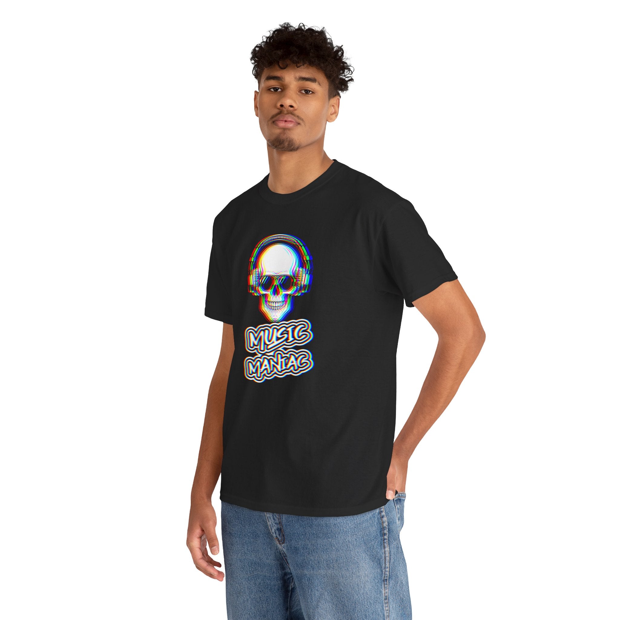 Music Maniac Skull Tee