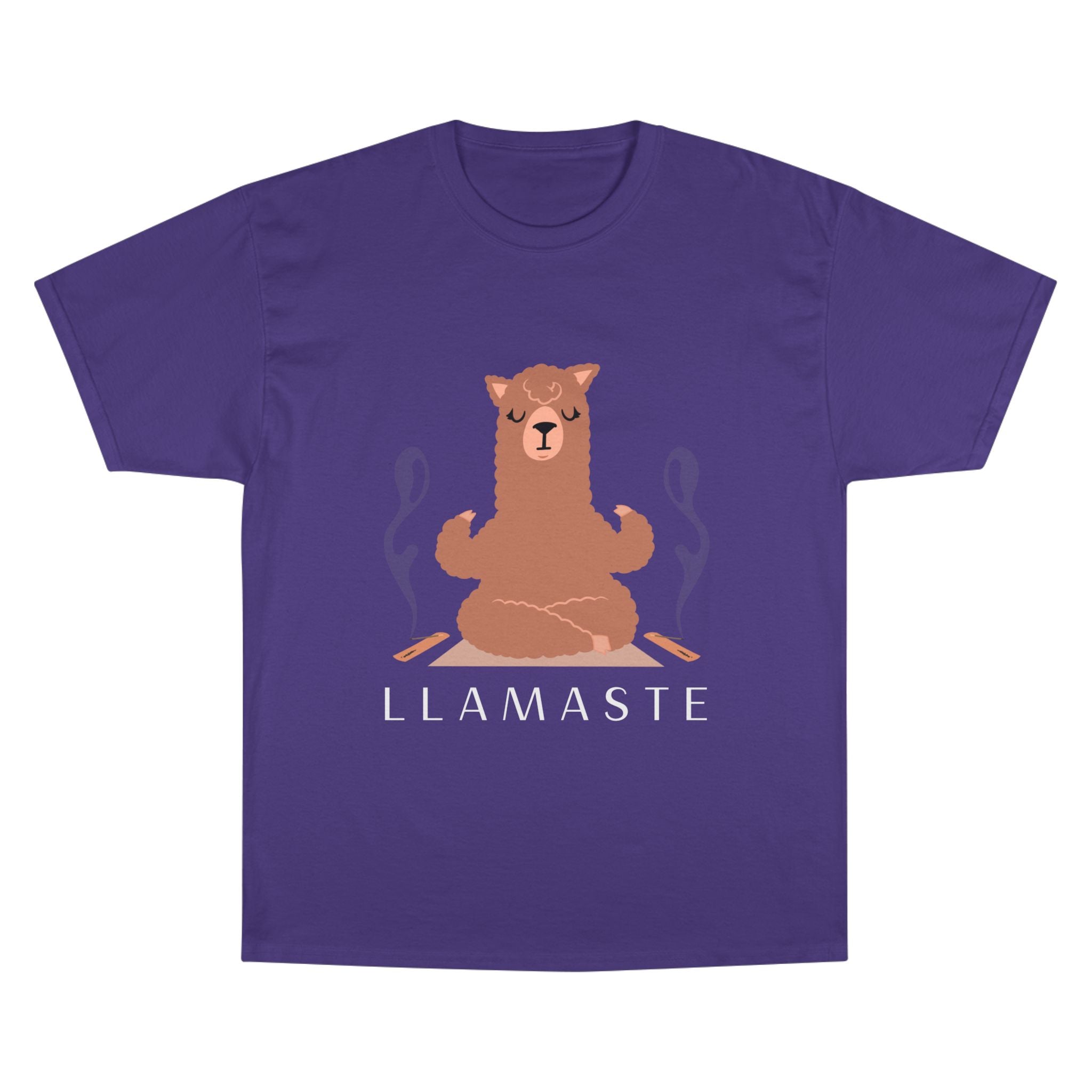 Llamaste Champion T-Shirt, Funny Yoga Tee,