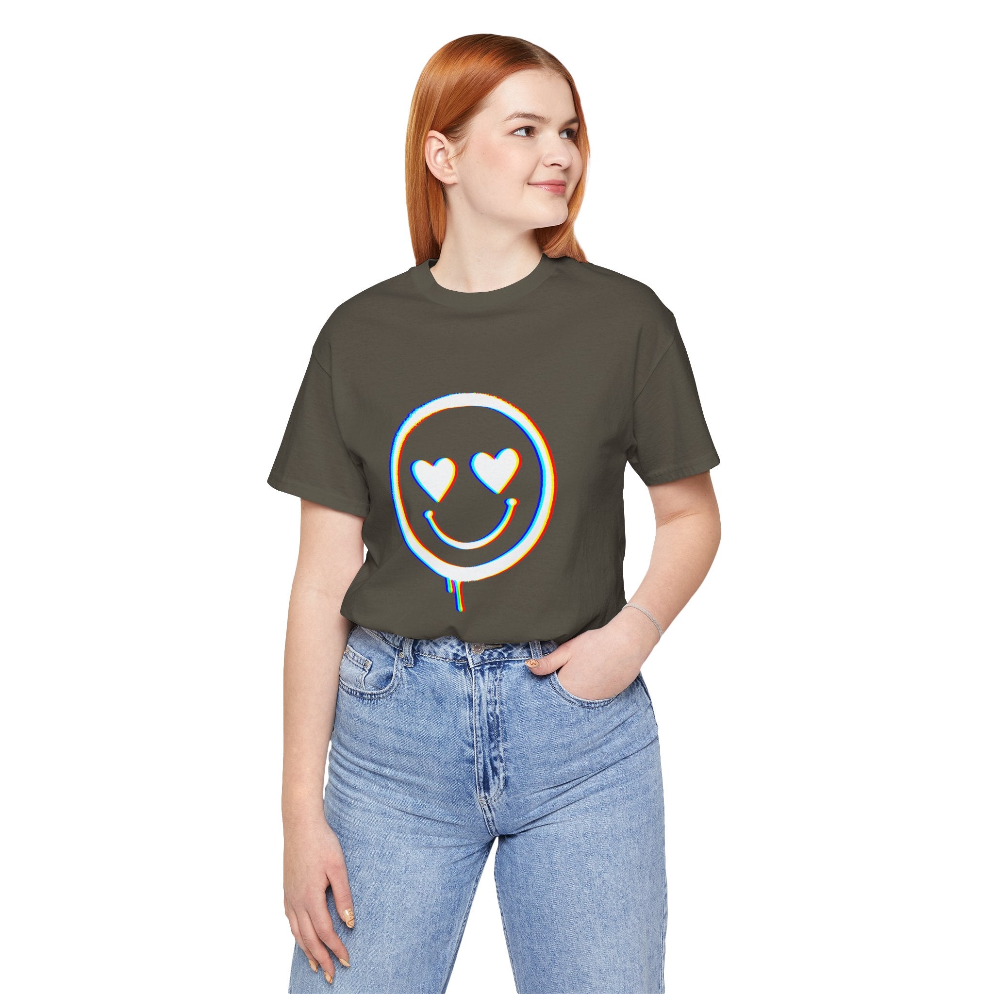 Heart Eyes Smiley T-Shirt