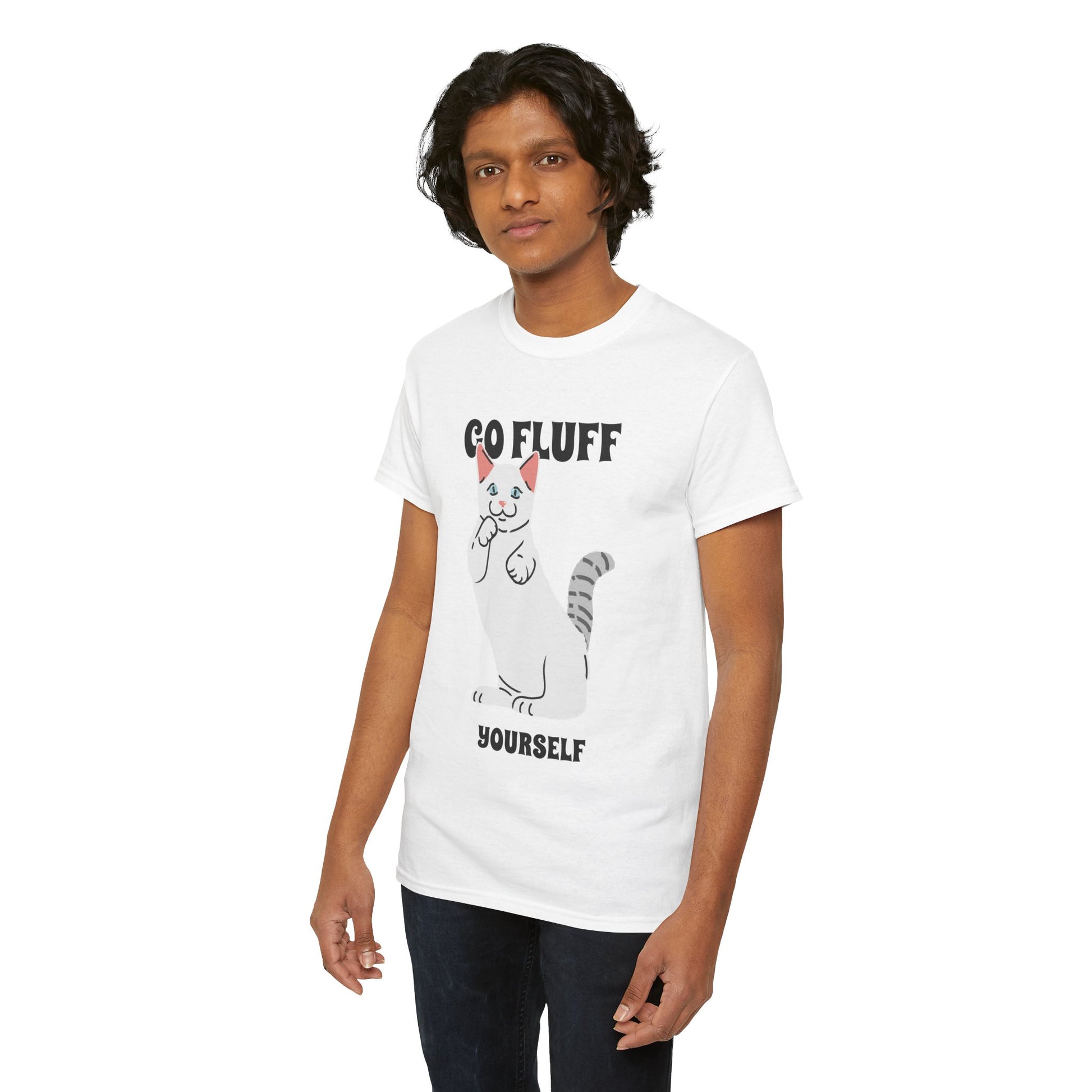 Go Fluff Yourself T-Shirt, Funny Cat Shirt