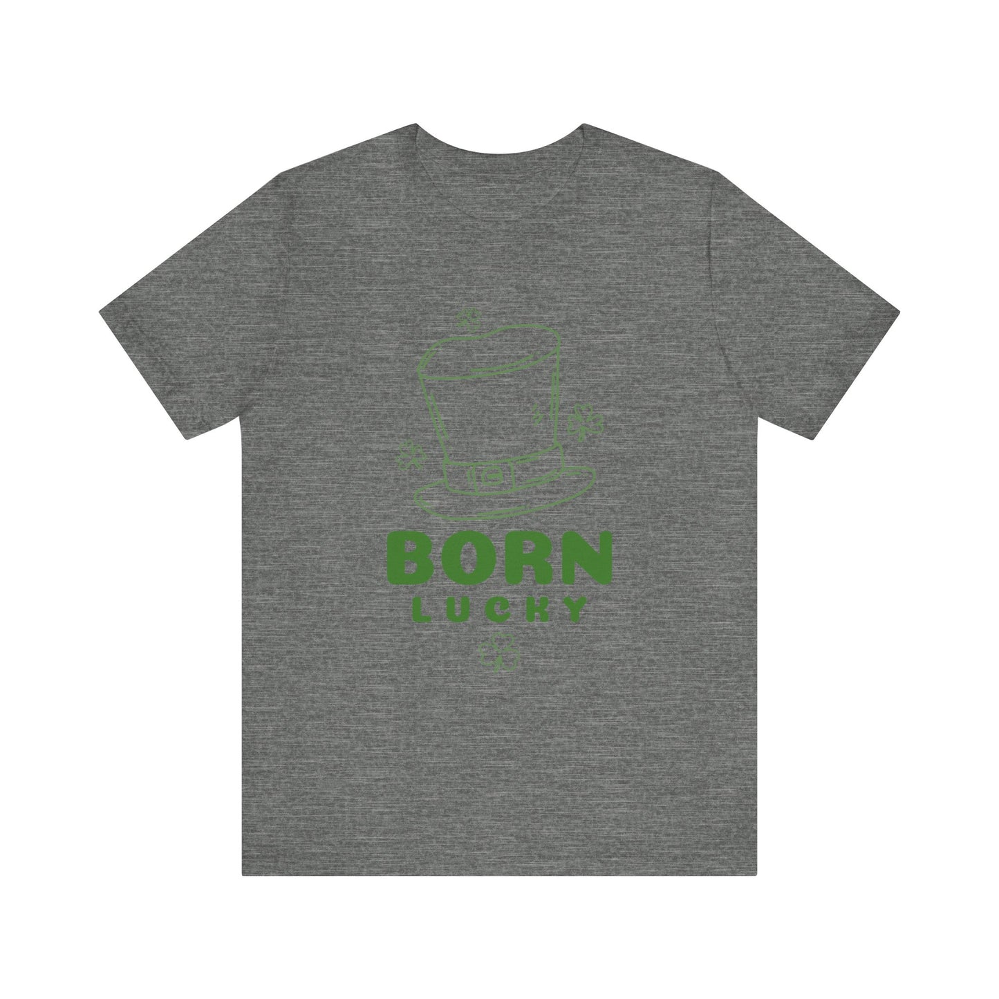 Born Lucky Tee - Perfect for St. Patrick's Day Celebrations