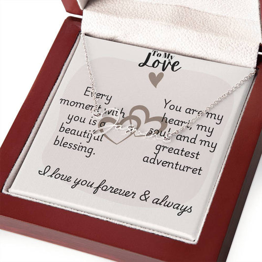 Signature Name Necklace (With MC)