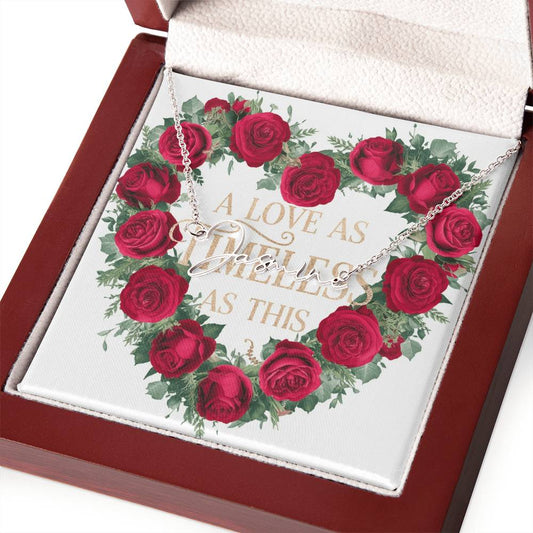 Signature Name Necklace (With MC)