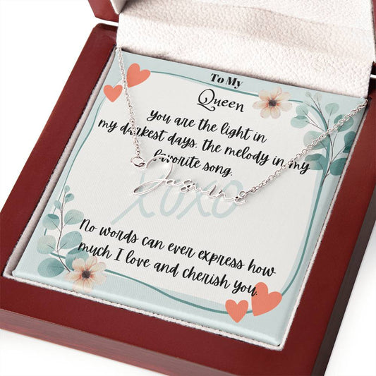 Signature Name Necklace (With MC)