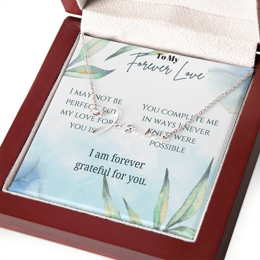 Signature Name Necklace (With MC)