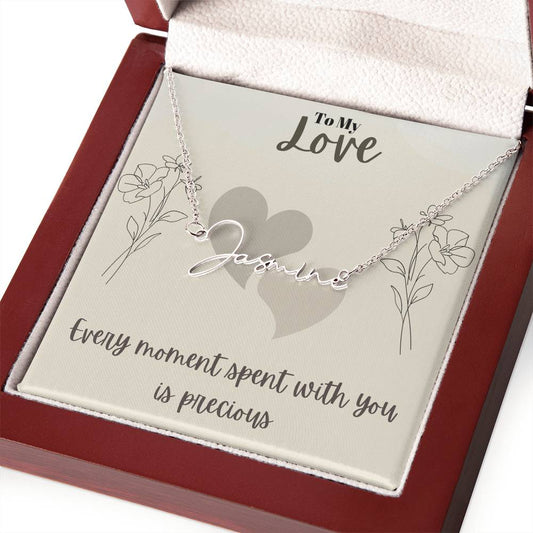 Signature Name Necklace (With MC)