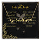 Custom Name Necklace with heart