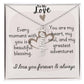 Vertical Name Necklace W/MC