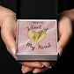 Vertical Name Necklace W/MC